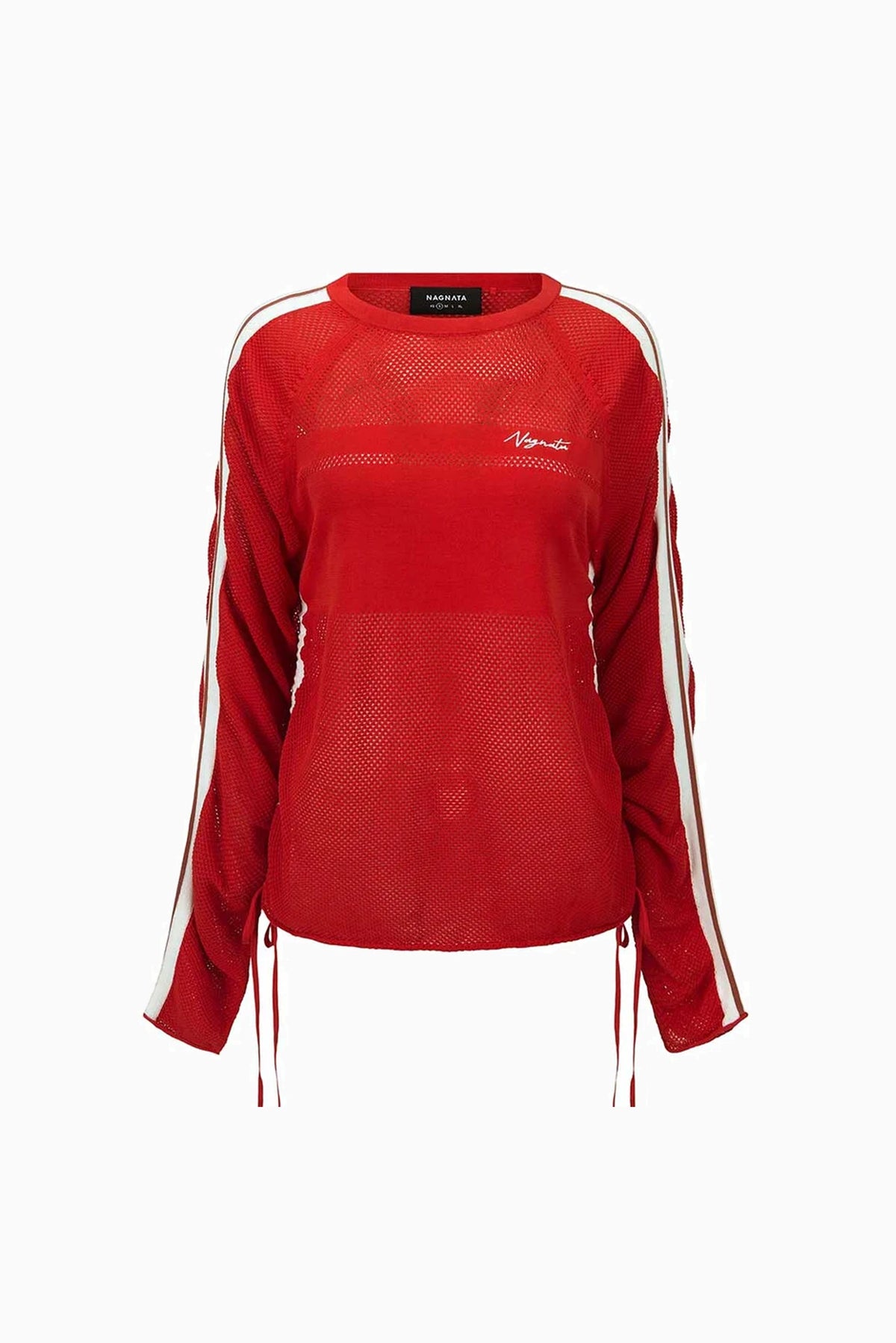 Downtown Mesh Jersey - Poppy