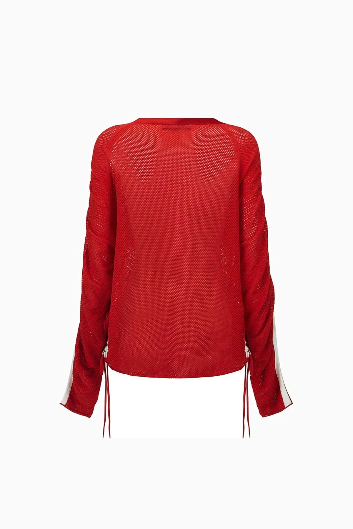 Downtown Mesh Jersey - Poppy