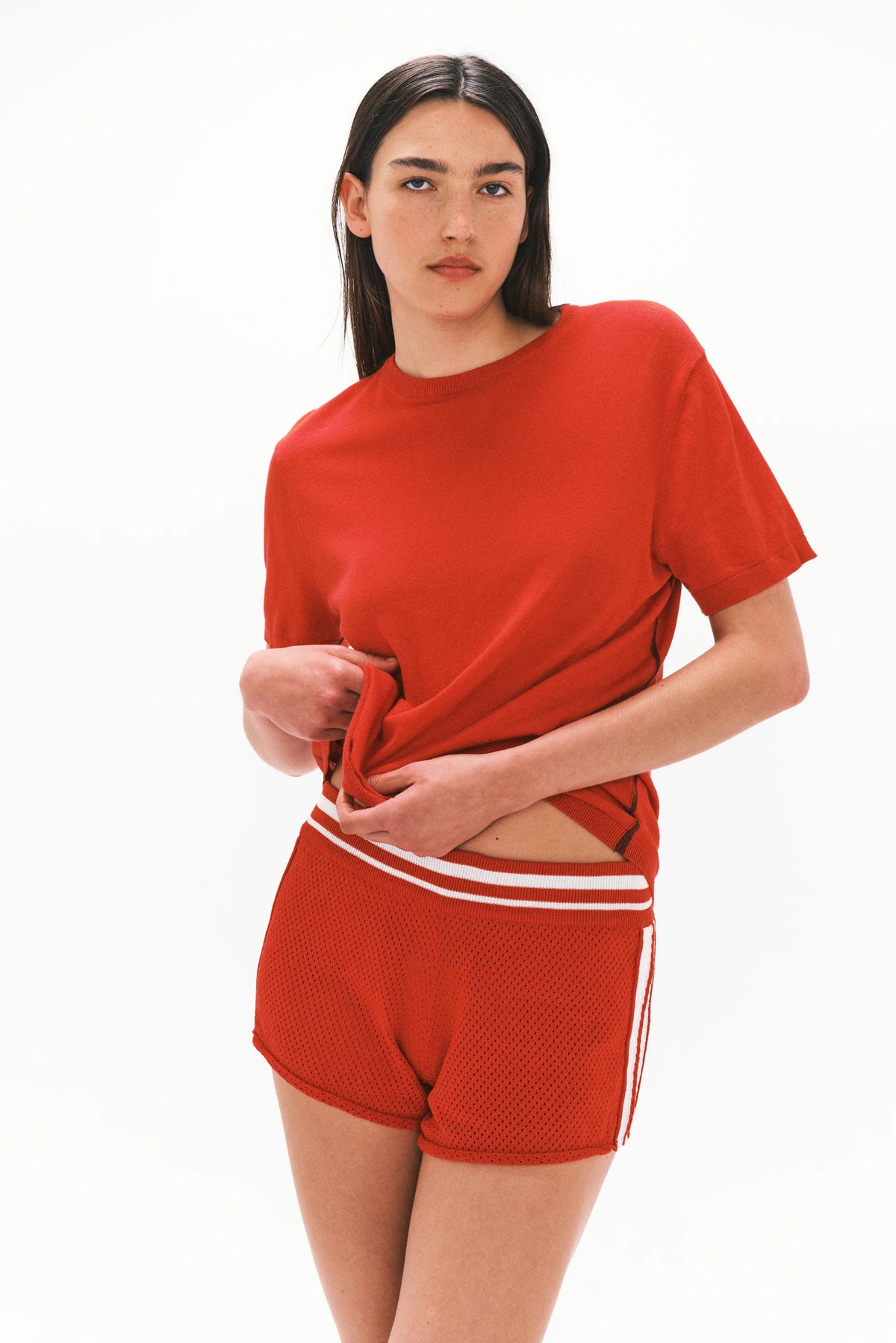Downtown Mesh Short - Red
