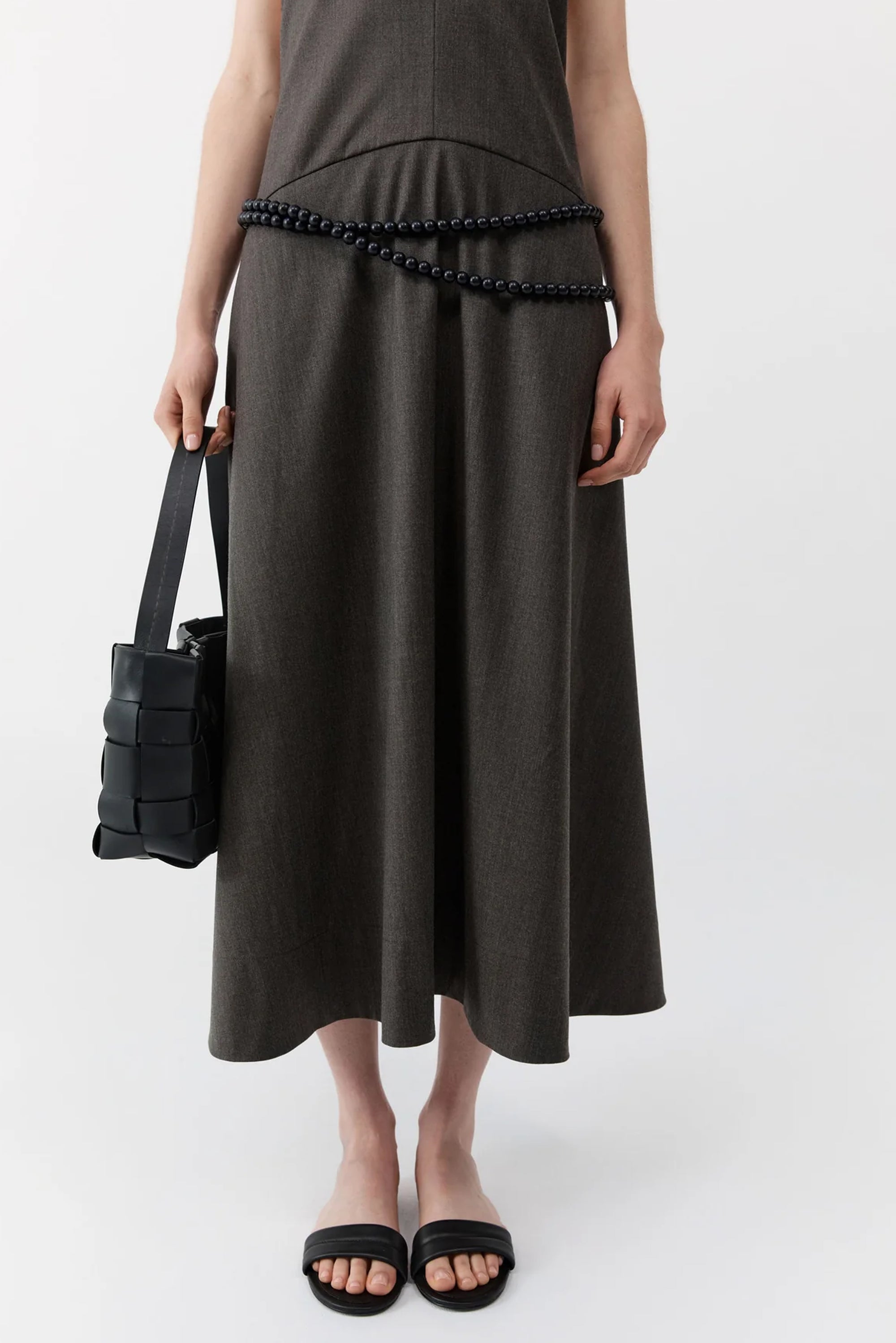Woven Mini Tote - Black