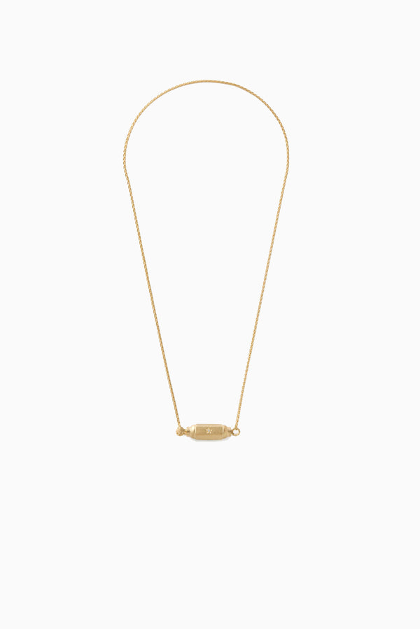 MARIE LICHTENBERG Micro Coco Diamond Locket Necklace - 18k Yg