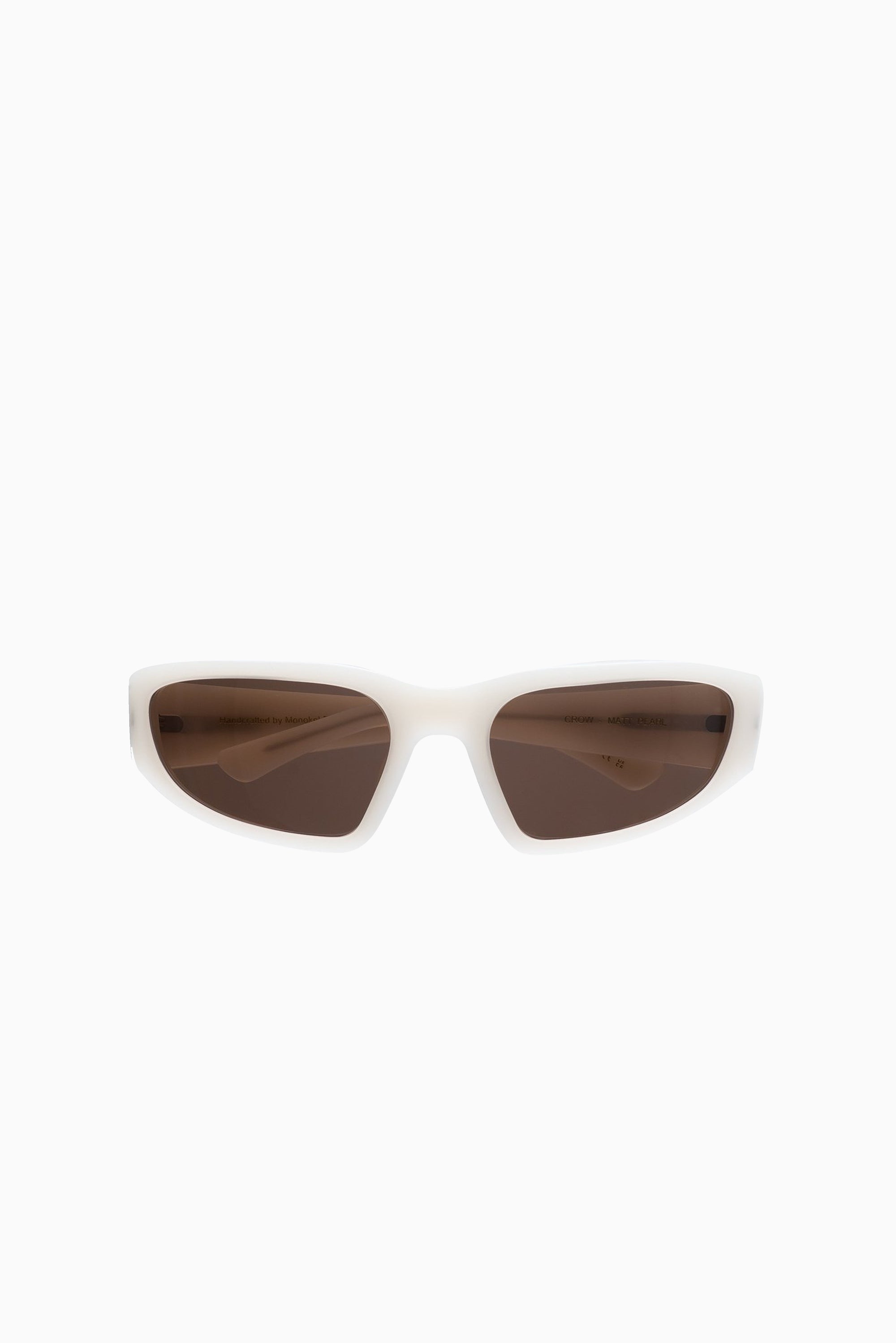 MONOKEL Crow Matt Pearl - Brown Solid Polarized Lens