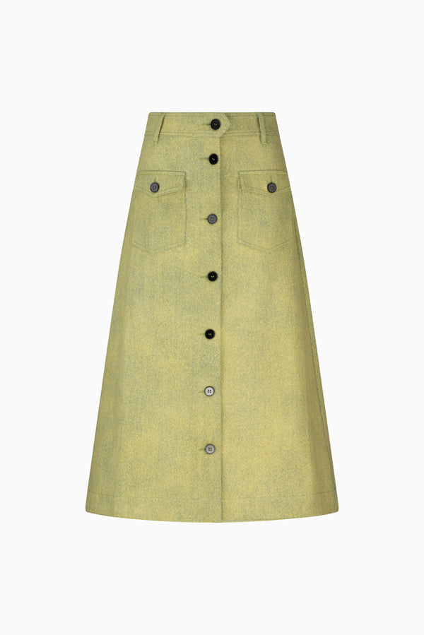 Raphy Skirt - Moss Green