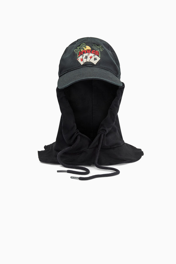 MARTINE ROSE Hoodie Cap -Black