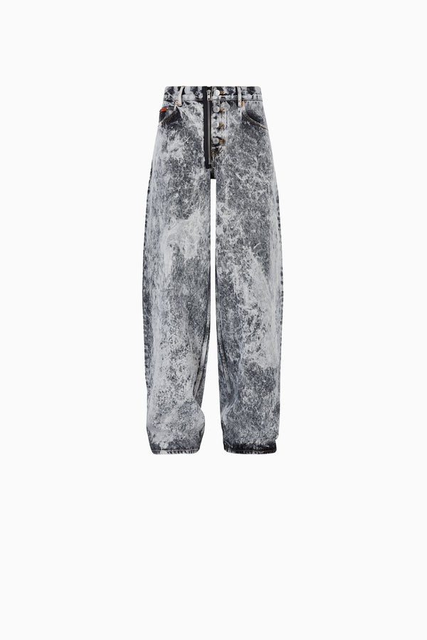 Martine Rose Zip Hem Jean - Grey