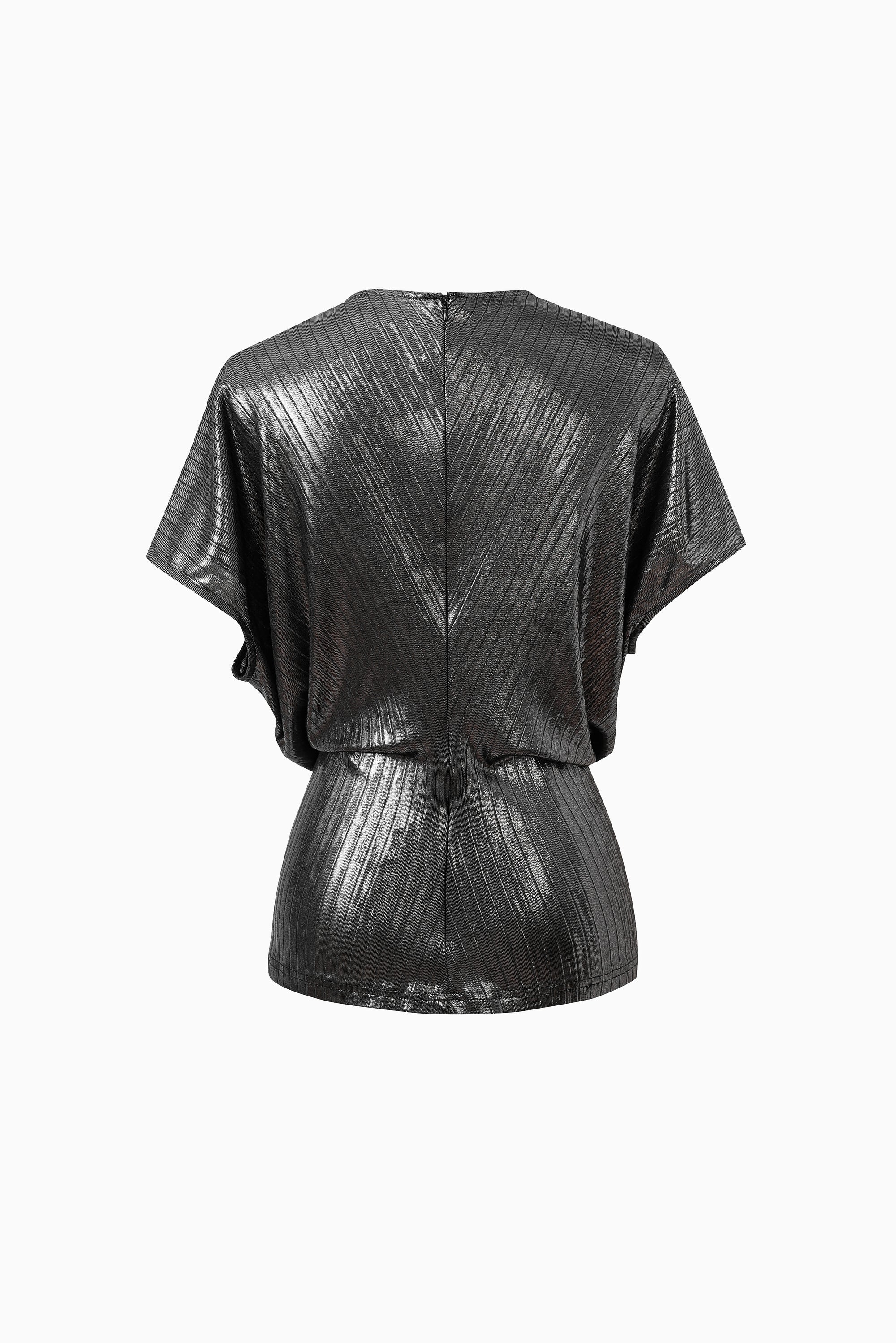 Muse Top - Charcoal Shimmer