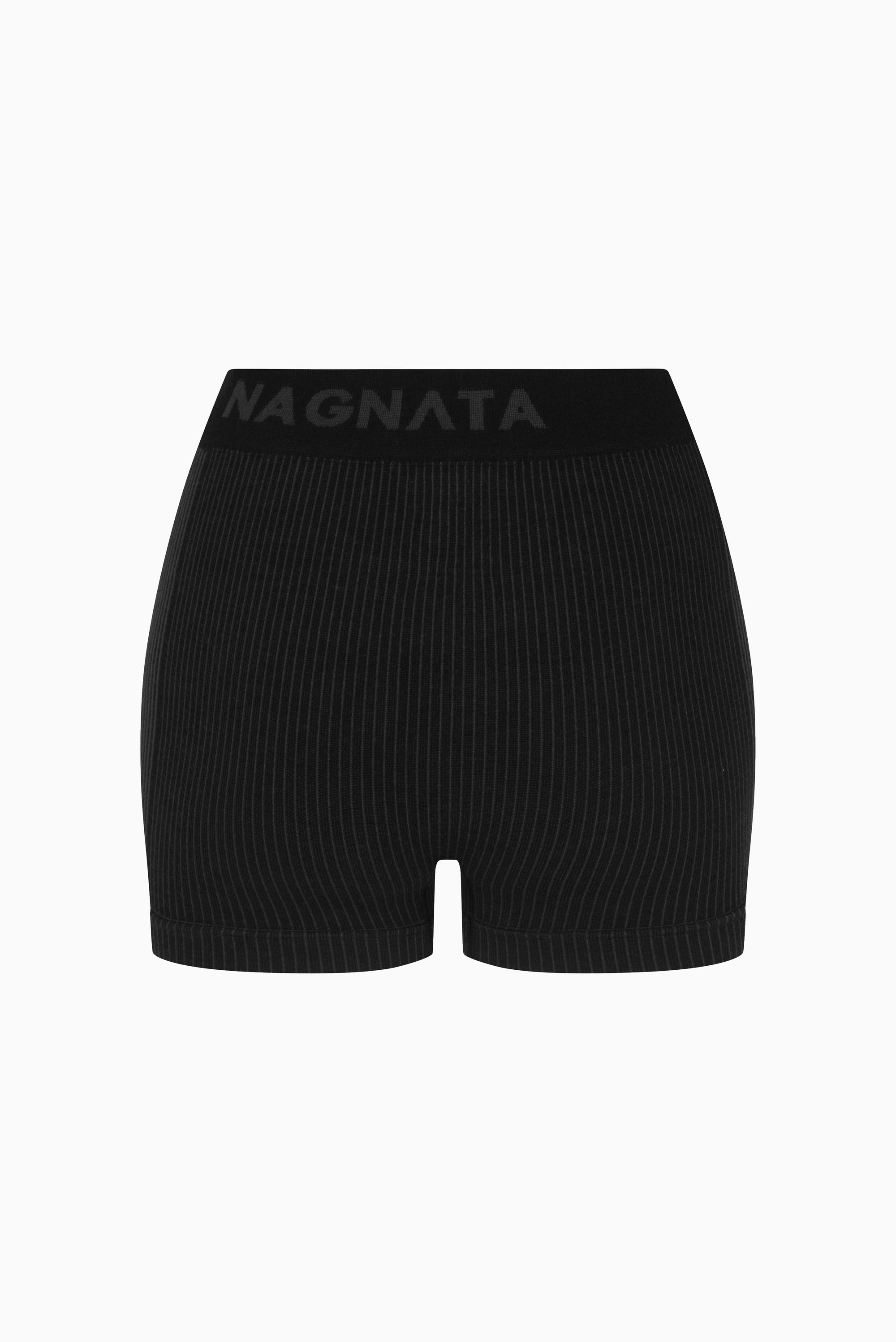 NAGNATA Classic Micro Wool Mini Short - Obsidian