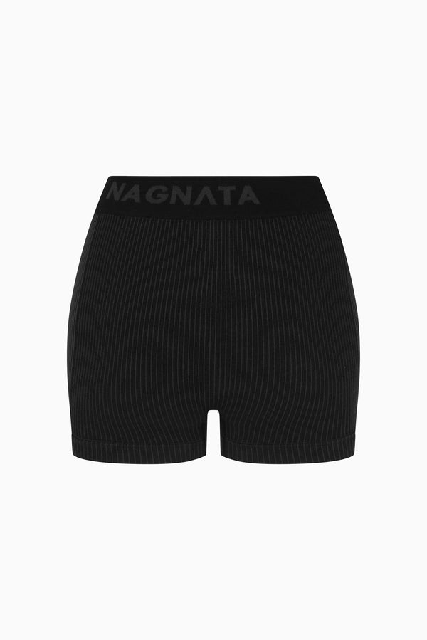 NAGNATA Classic Micro Wool Mini Short - Obsidian