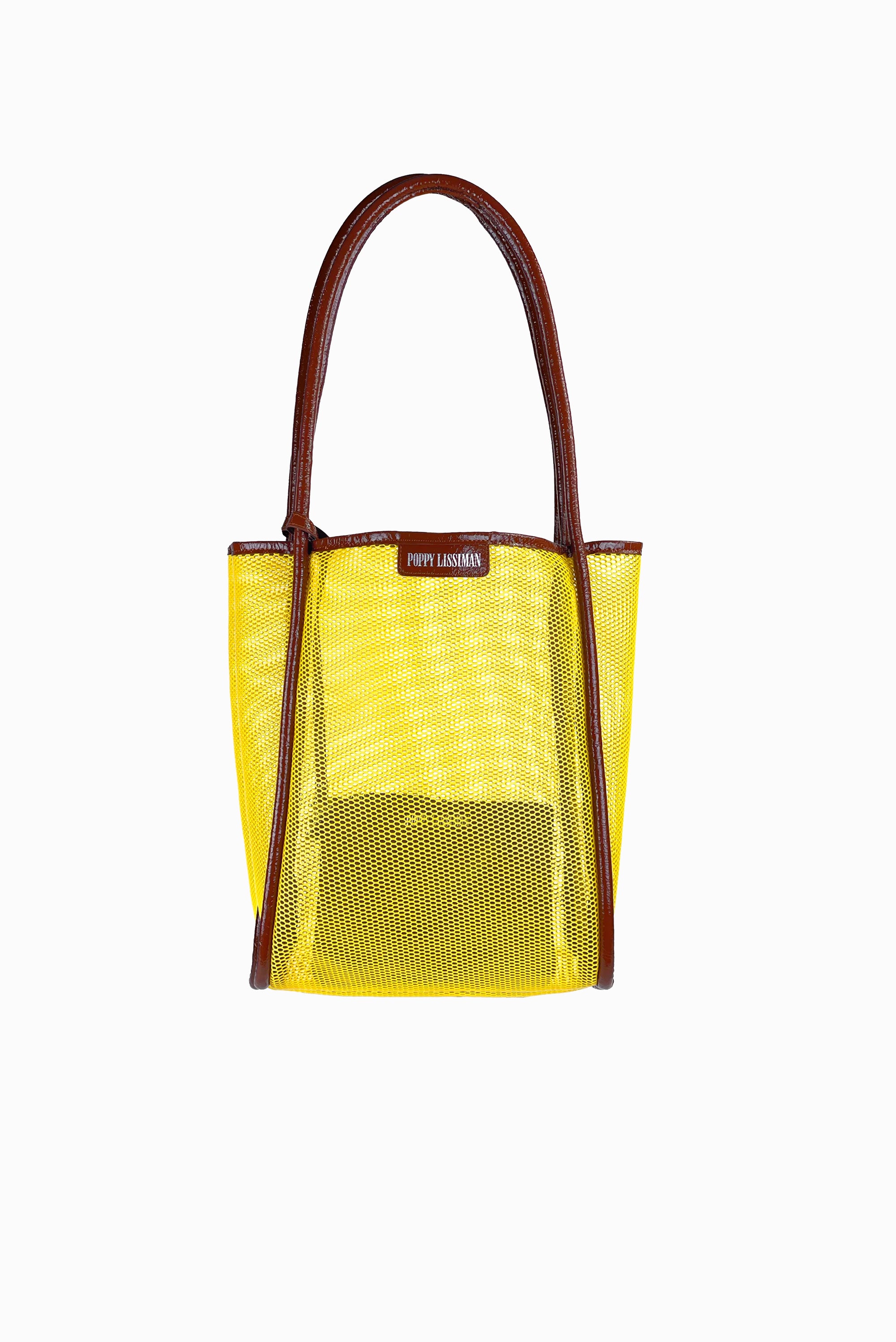 POPPY LISSIMAN Nana Net Tote - Banana/Choc