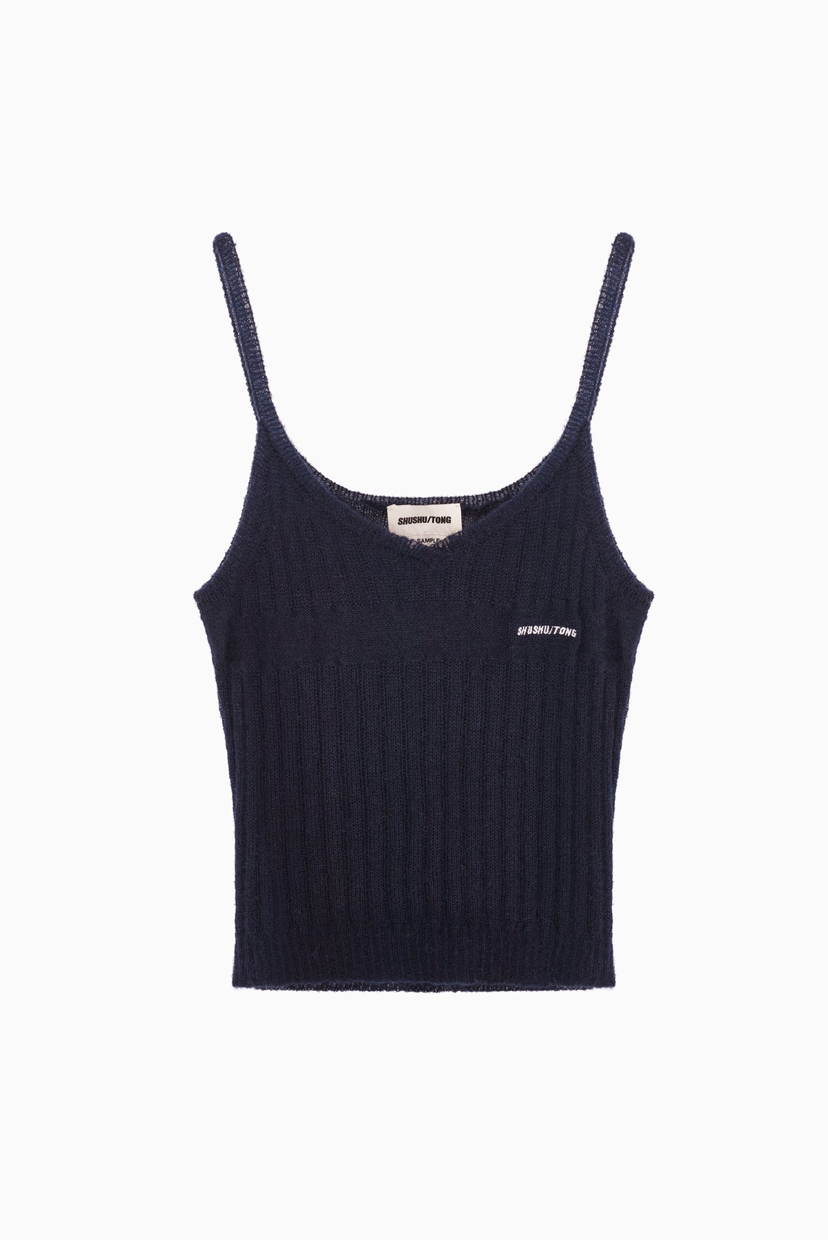 Knit Cami Top - Navy Blue