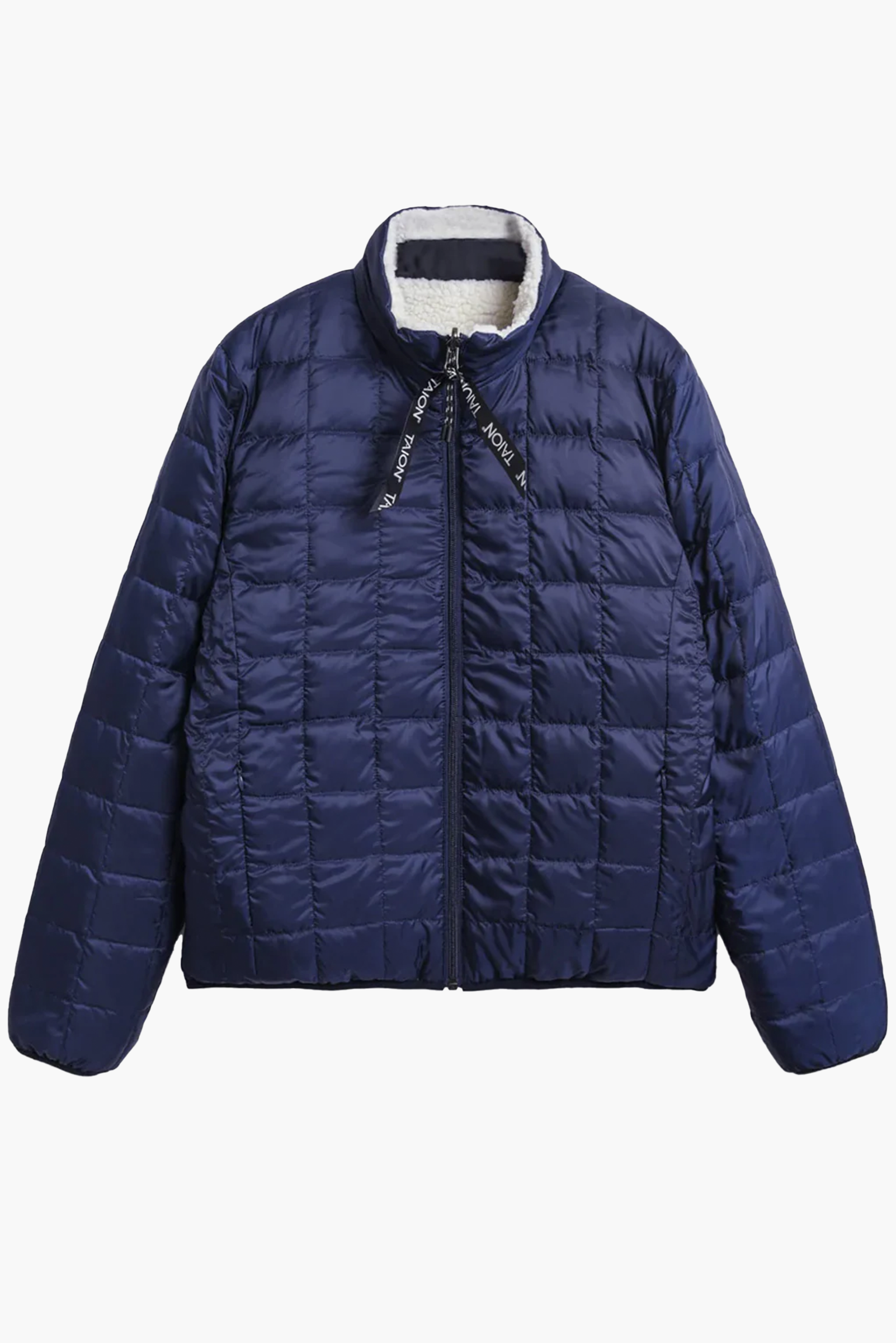 TAION Unisex Down x Boa Reversible Jacket - Navy