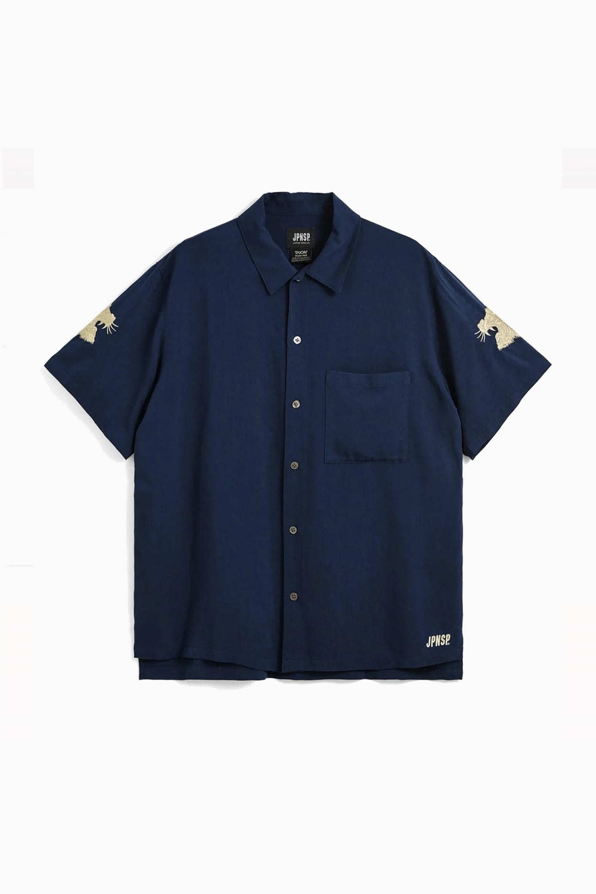 Non-Down JPNSP Rayon Shirt - Dark Navy