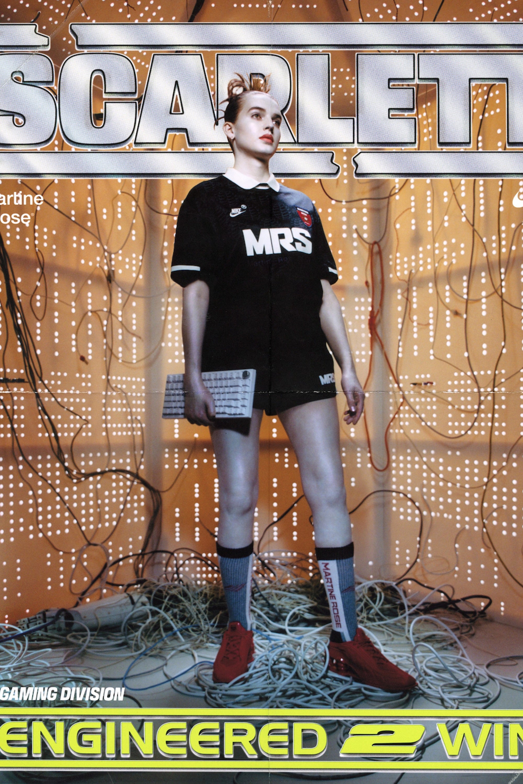 NIKE x MARTINE ROSE SPORT Men's Football Short - Black/White