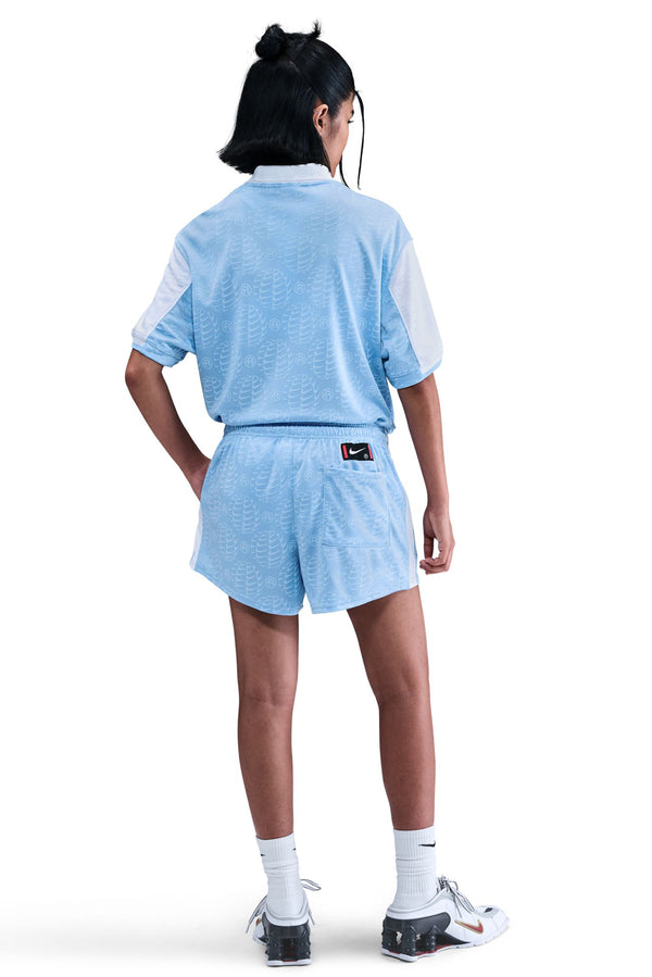 NIKE x MARTINE ROSE SPORT Men's Football Shorts - Psychic Blue/White