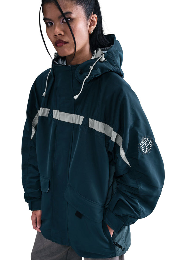 NIKE x MARTINE ROSE SPORT Ski Parka - Armory Navy/Particle Grey