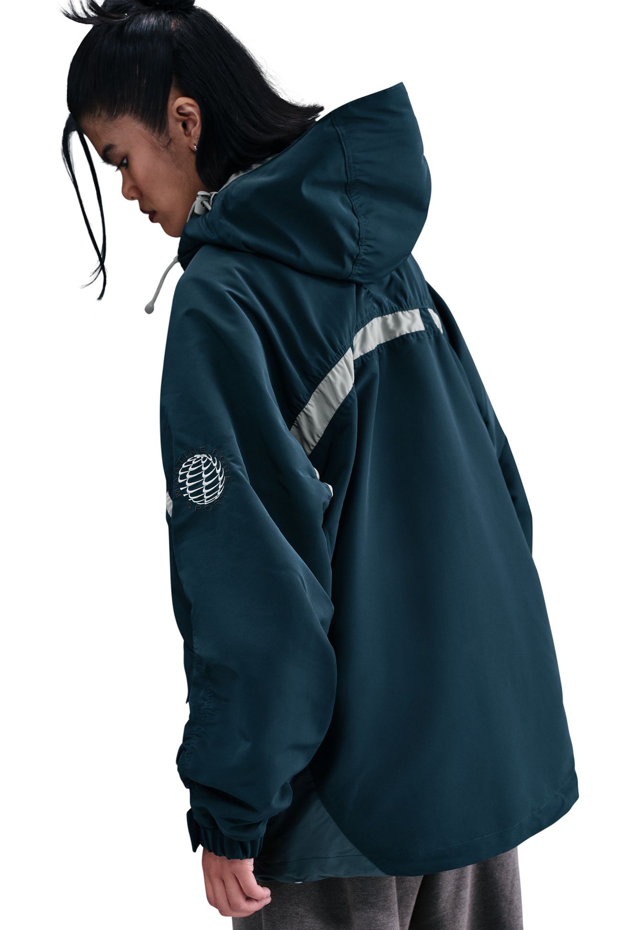 NIKE x MARTINE ROSE SPORT Ski Parka - Armory Navy/Particle Grey