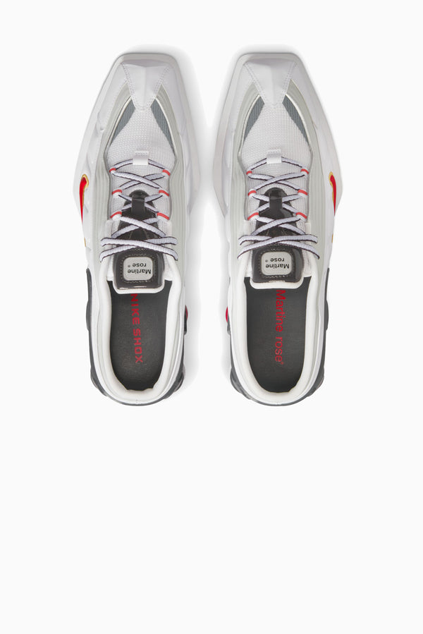 NIKE x MARTINE ROSE Shox MR4 - White/Varsity Red MTLC Platinum