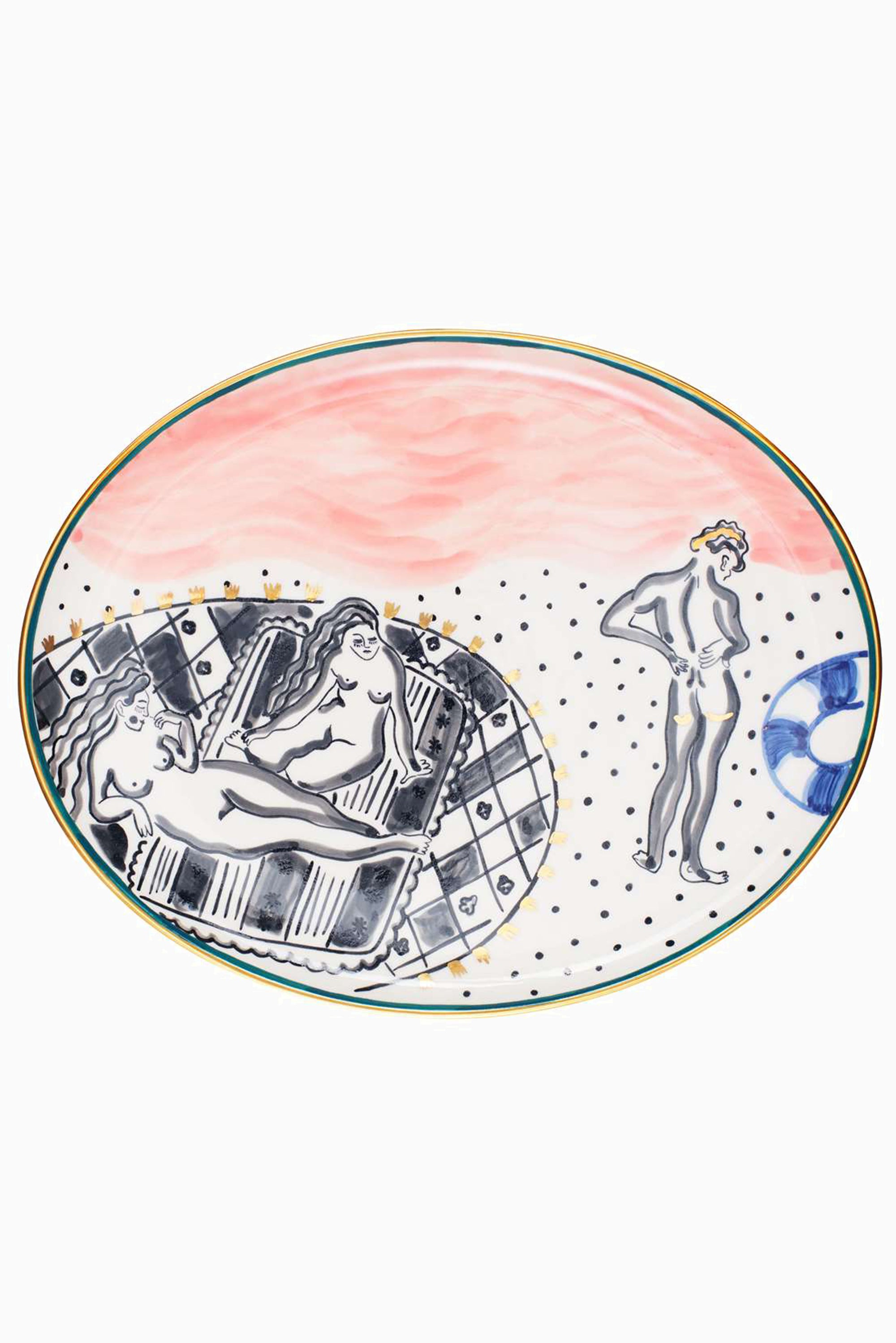 GUNIA PROJECT Beach Oval Plate