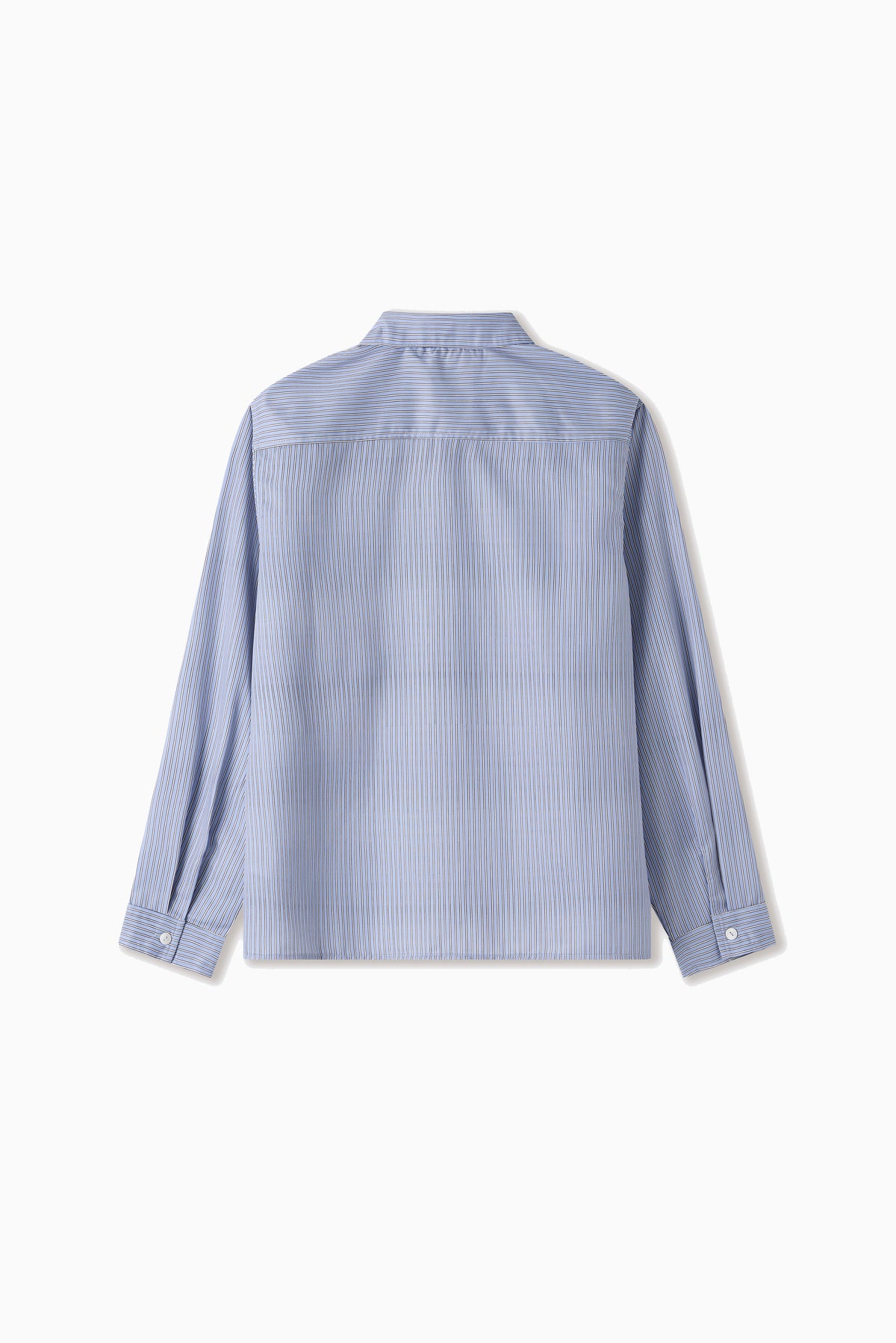 Blue Stripe Office Shirt - Blue