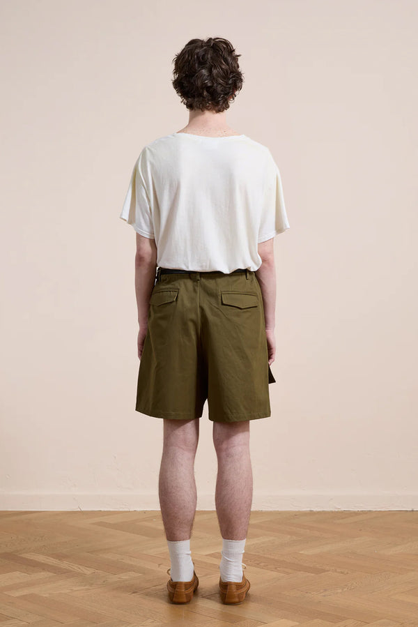 Multi Pocket Shorts - Olive