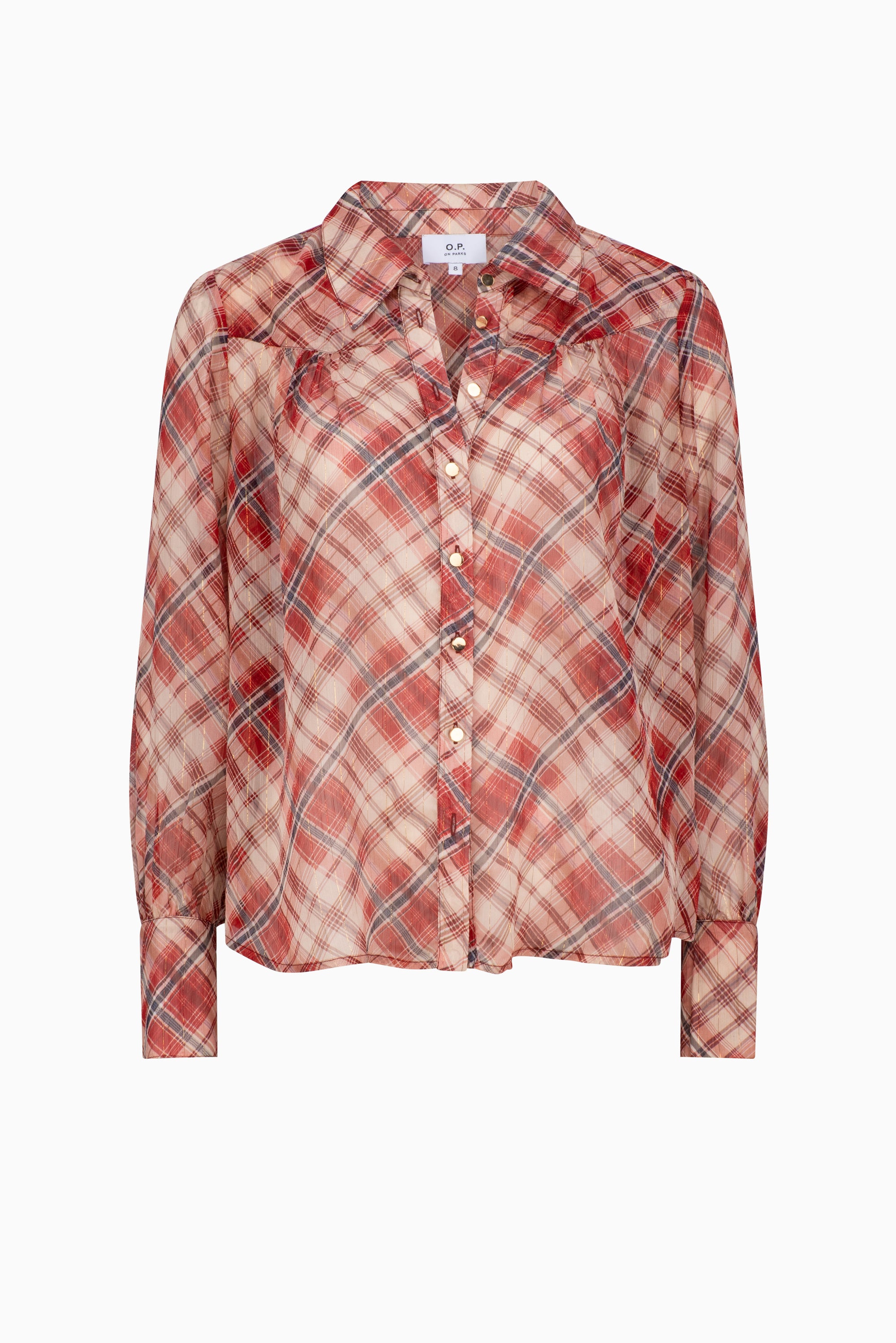 ON PARKS Amore Shirt - Red Check