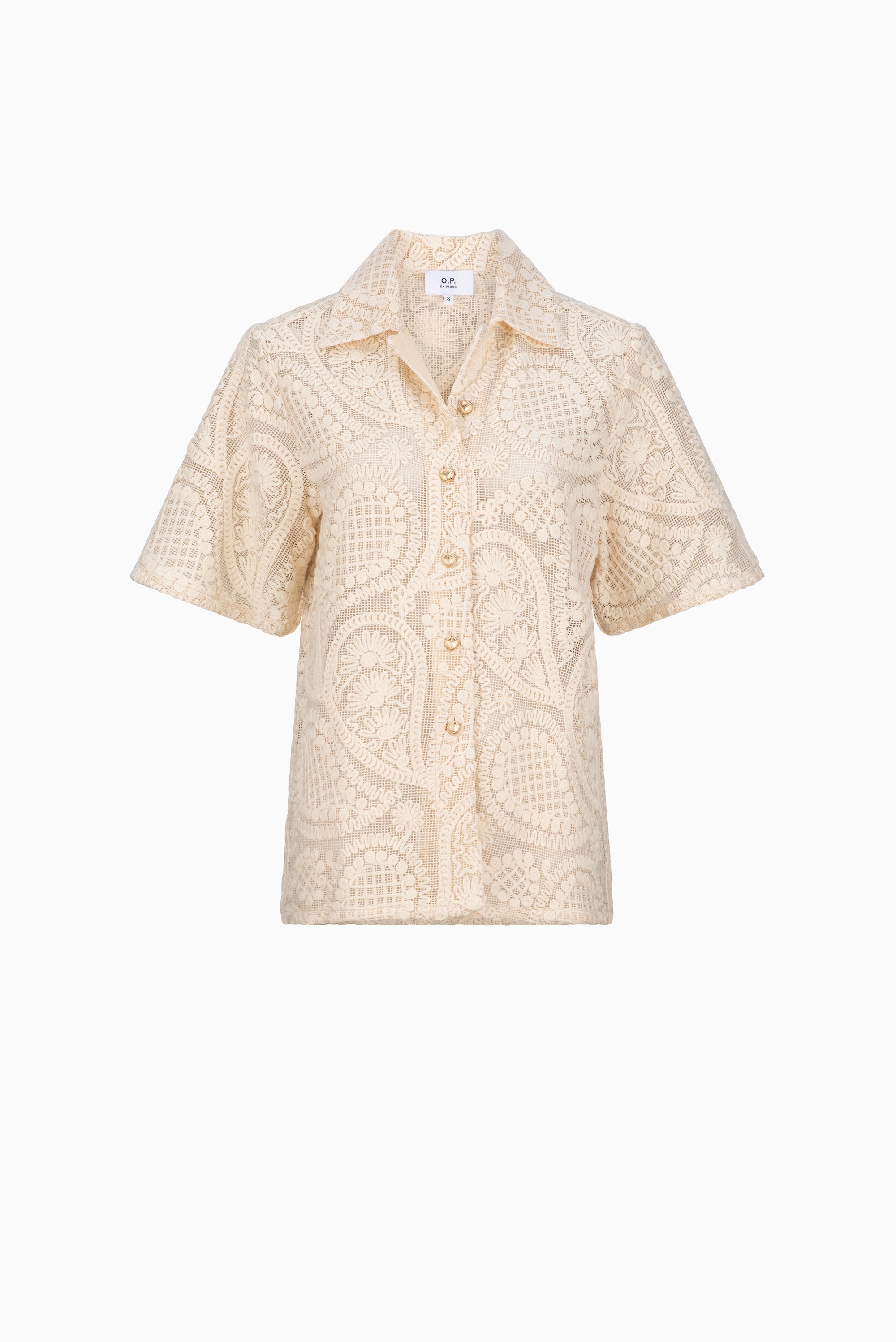 ON PARKS Lenny Crochet Shirt - Natural