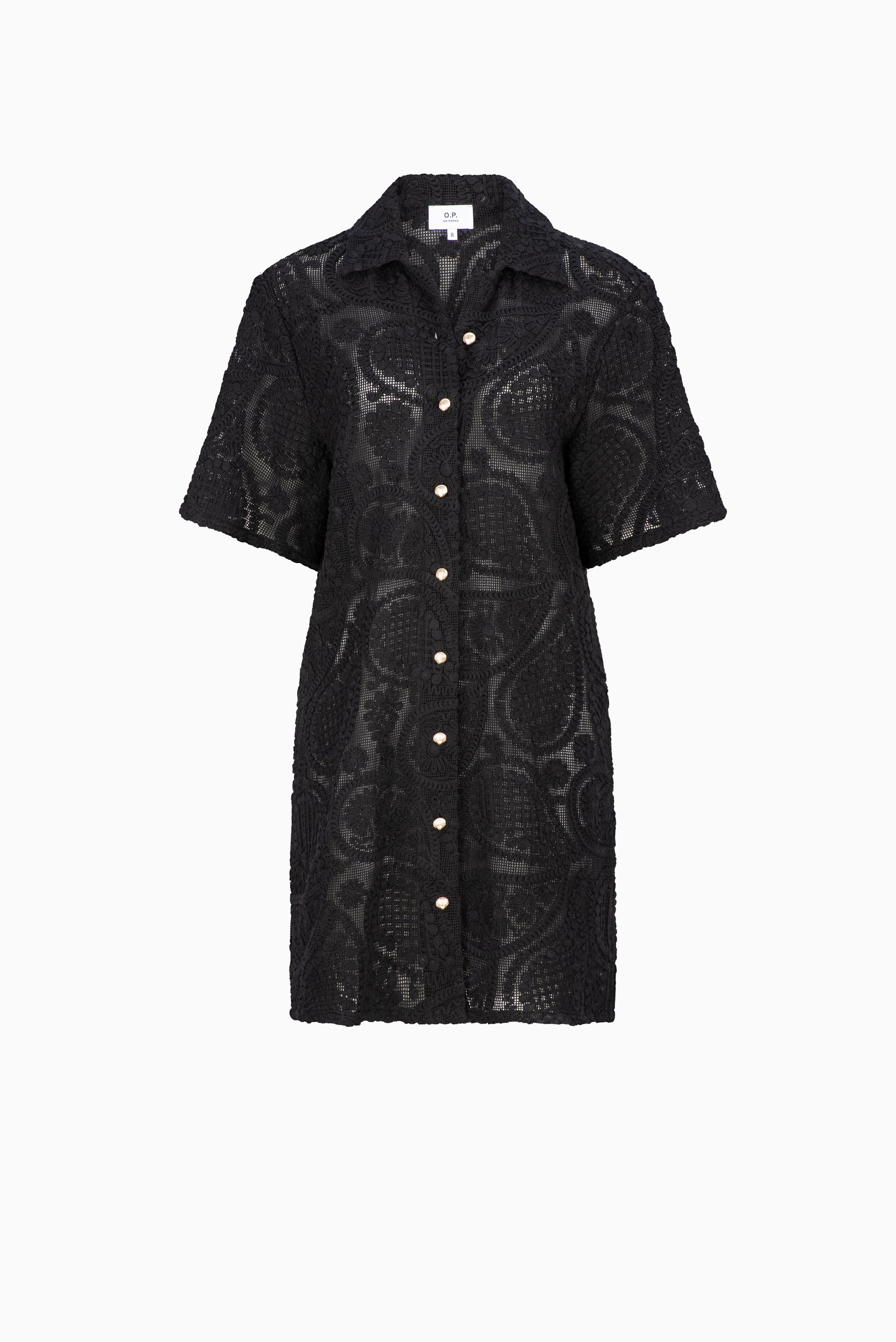 ON PARKS Lila Crochet Dress - Onyx