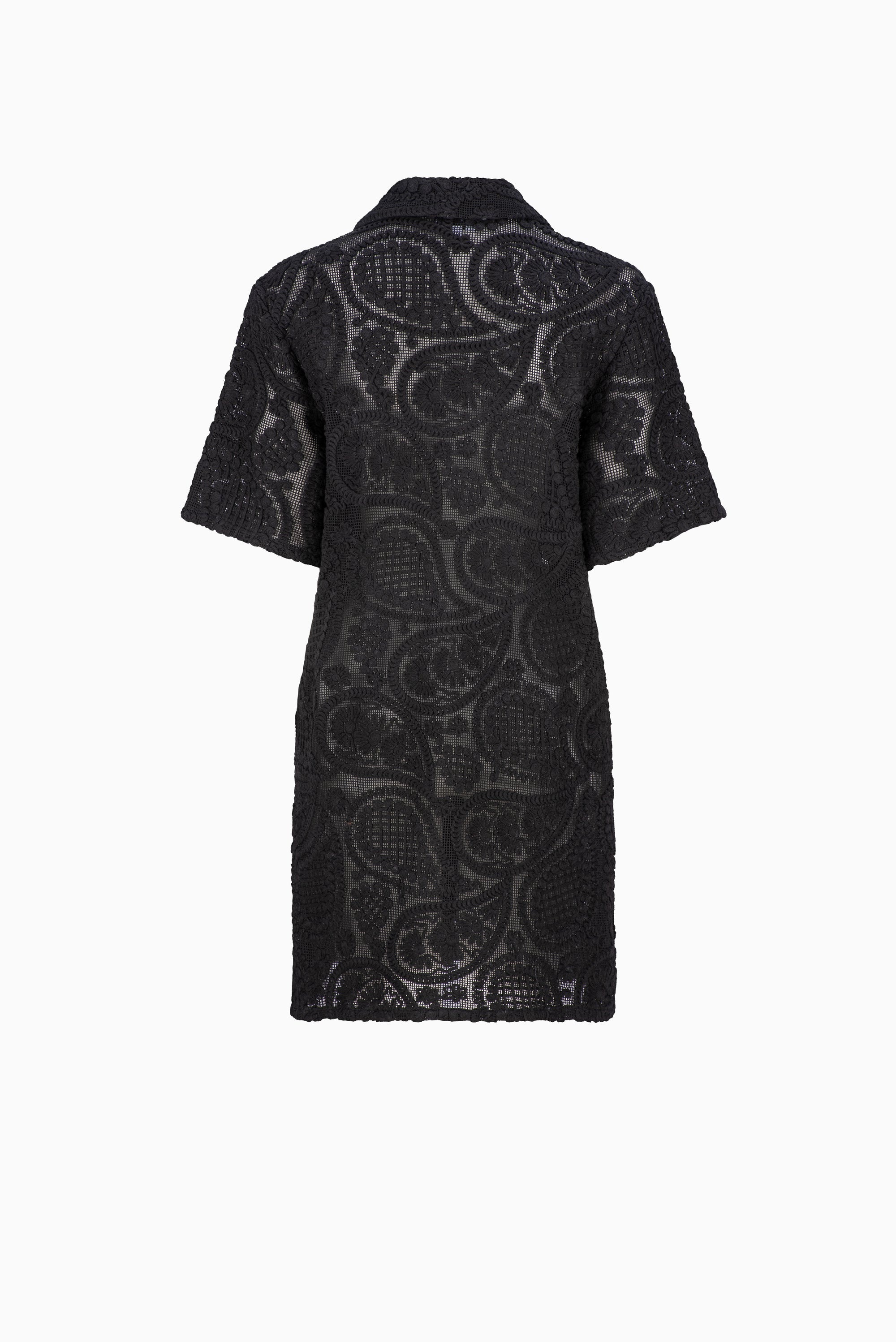 ON PARKS Lila Crochet Dress - Onyx