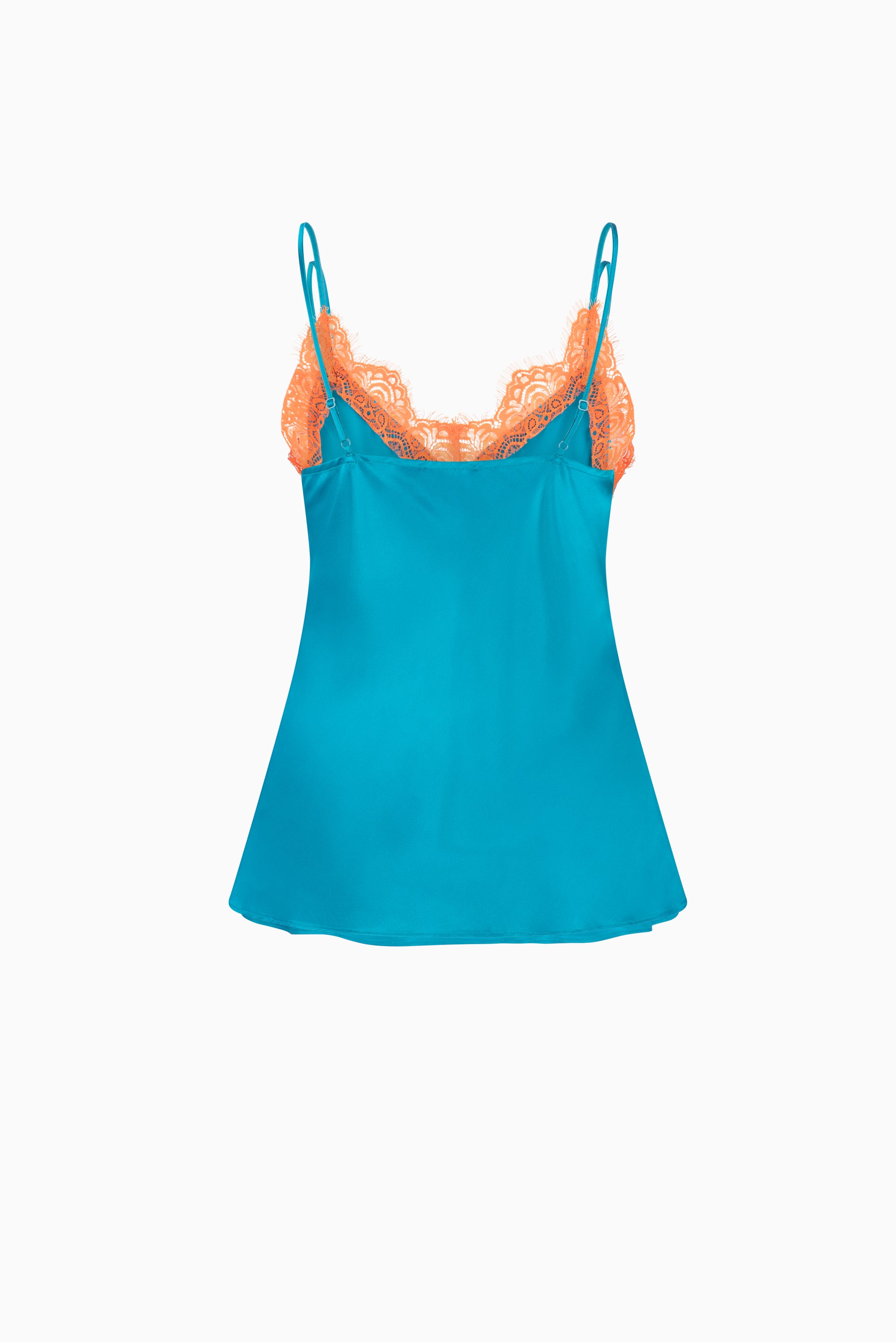 ON PARKS Lipp Silk Cami 2.0 - Teal/Tangelo