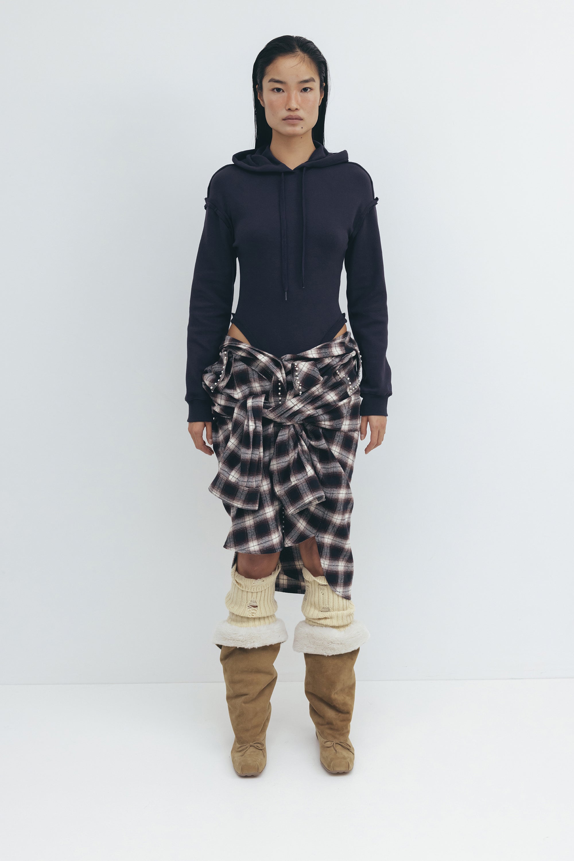 OPEN YY Hoodysuit - Black