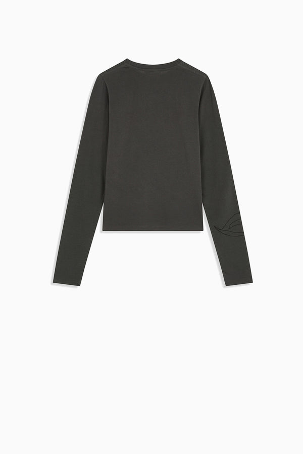 OPEN YY Beaded I Love Yy Tee - Grey