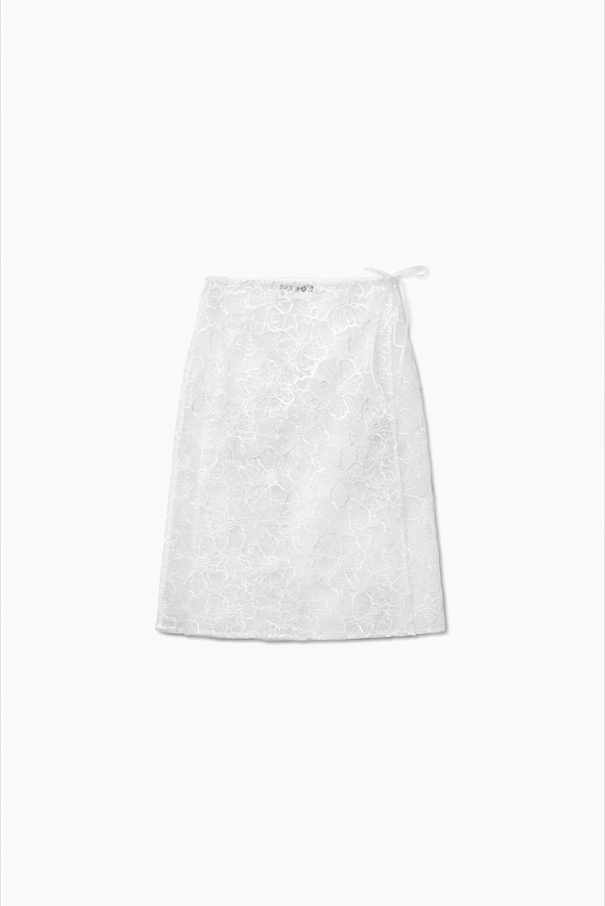 OPERA SPORT Alba Long Skirt - White
