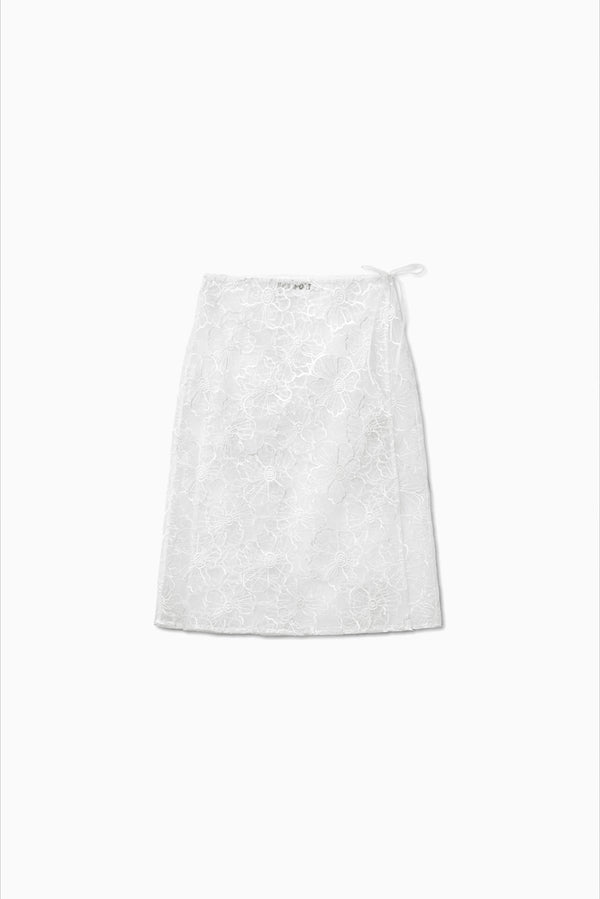 OPERA SPORT Alba Long Skirt - White