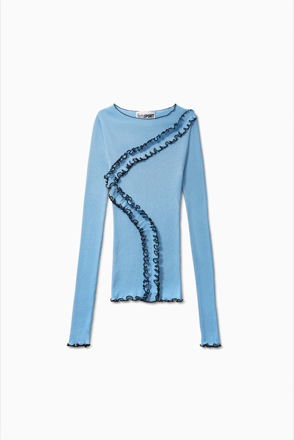 OPERA SPORT Gisele Seamless Top - Blue