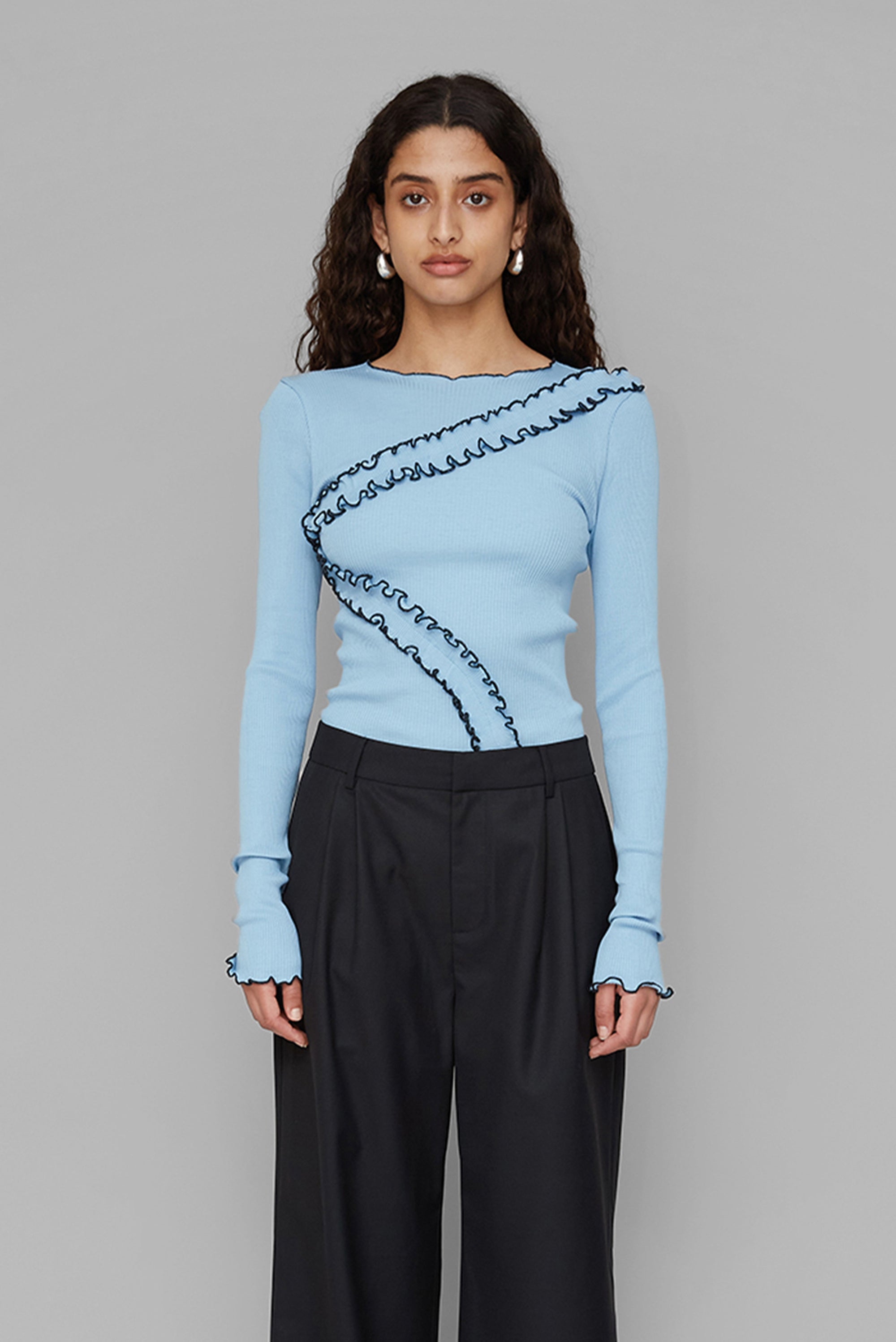 OPERA SPORT Gisele Seamless Top - Blue