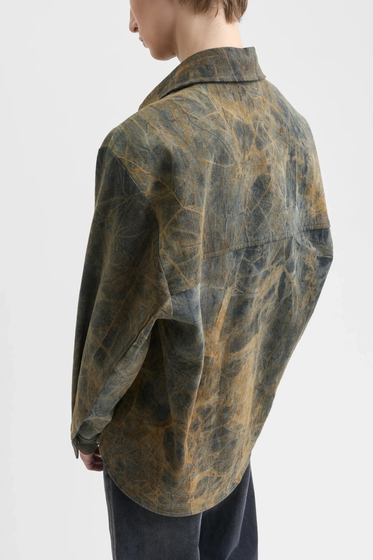 Over-Dyed Overshirt - Muted Neutrals