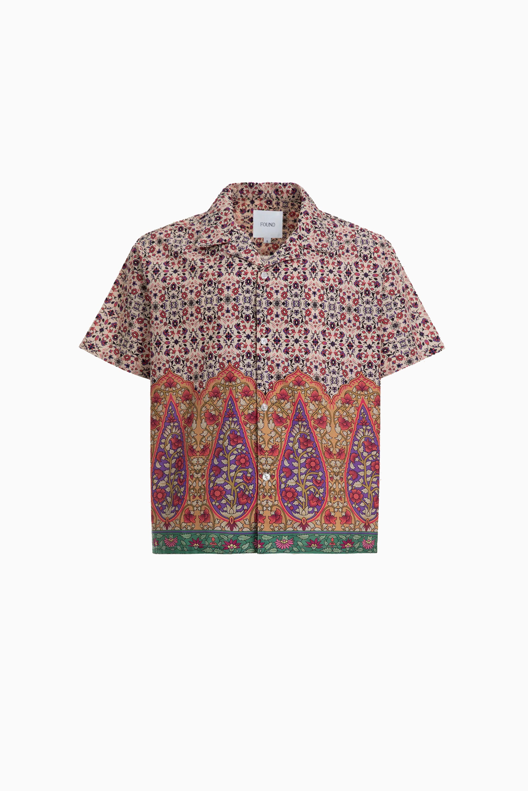 Paisley Print Camp Shirt - Multi