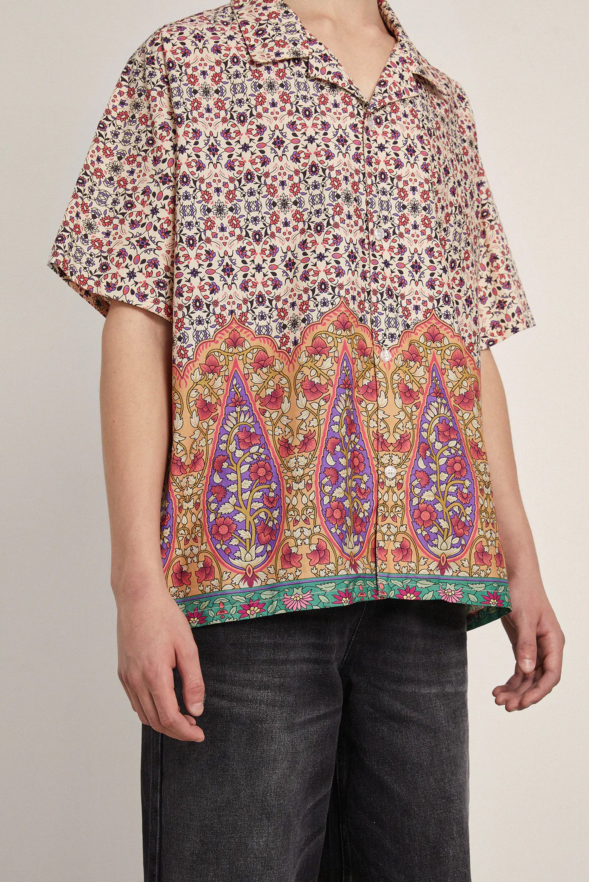 Paisley Print Camp Shirt - Multi