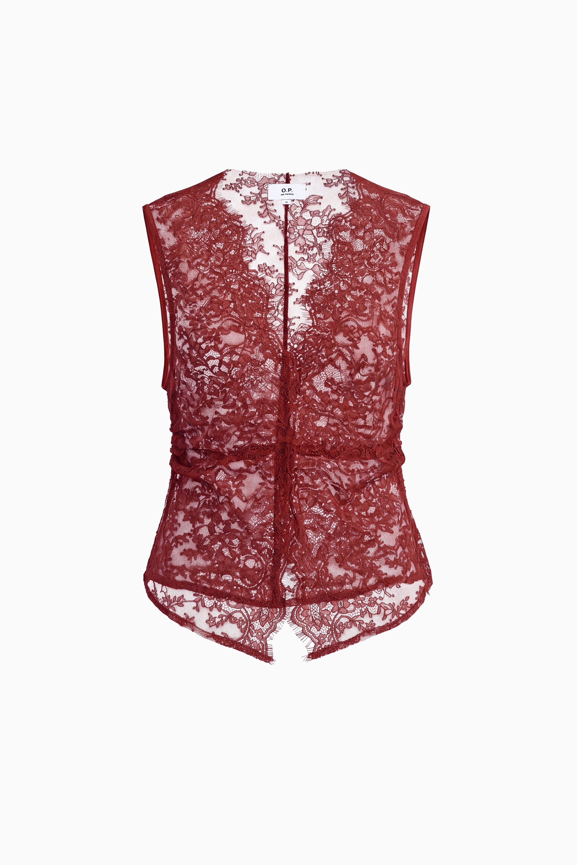 Palais Lace Top -  Burgundy
