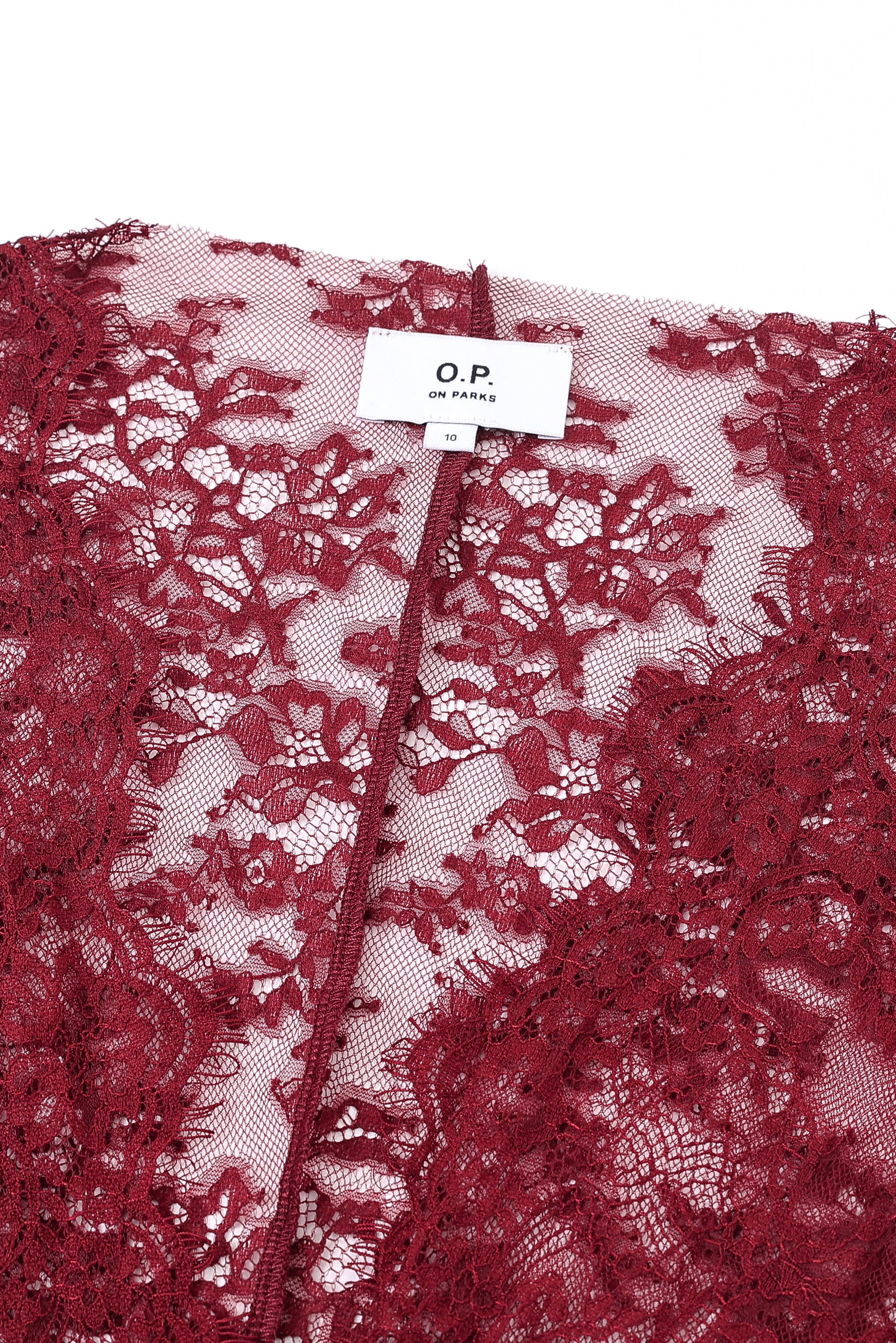 Palais Lace Top -  Burgundy