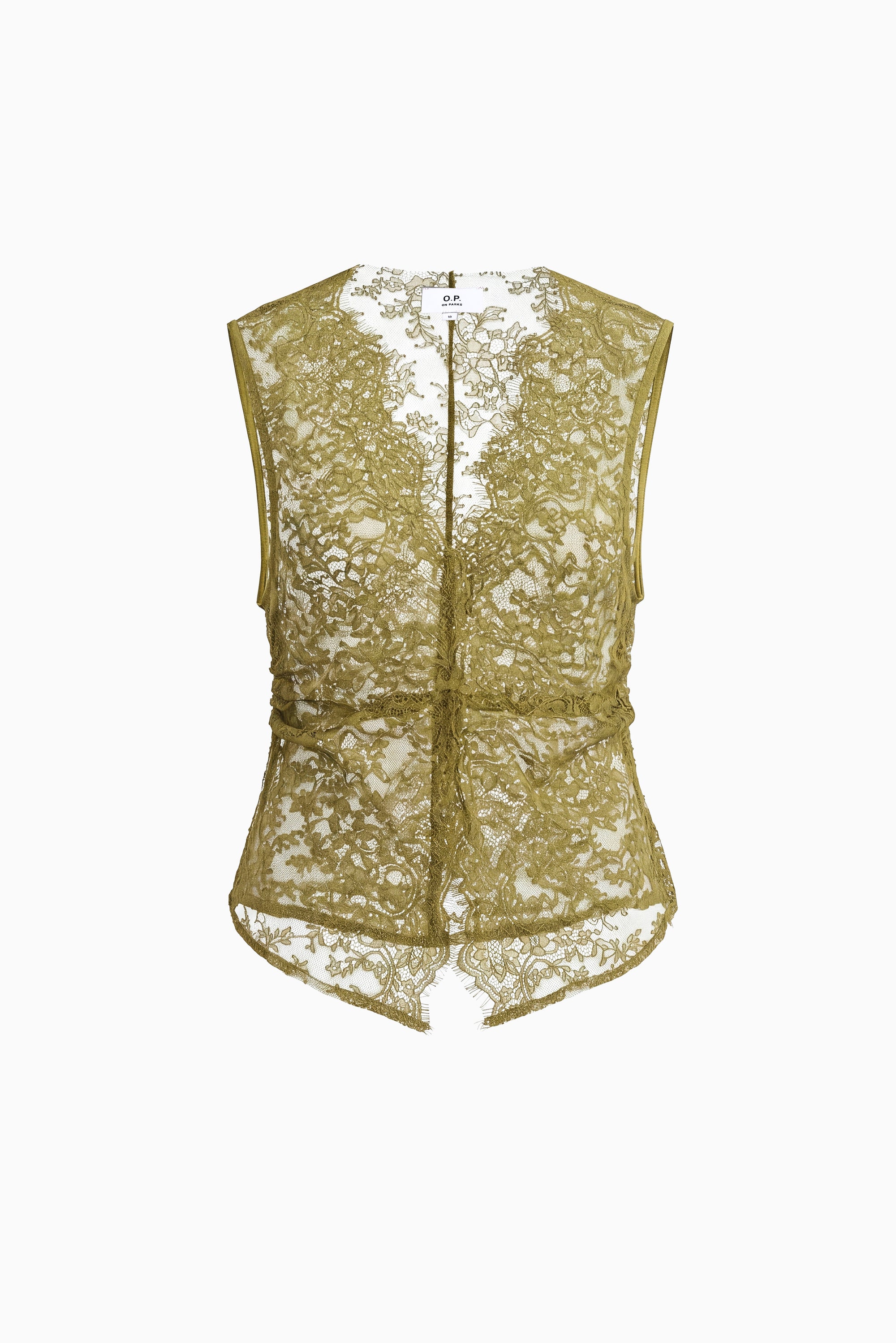 Palais Lace Top -  Chartreuse
