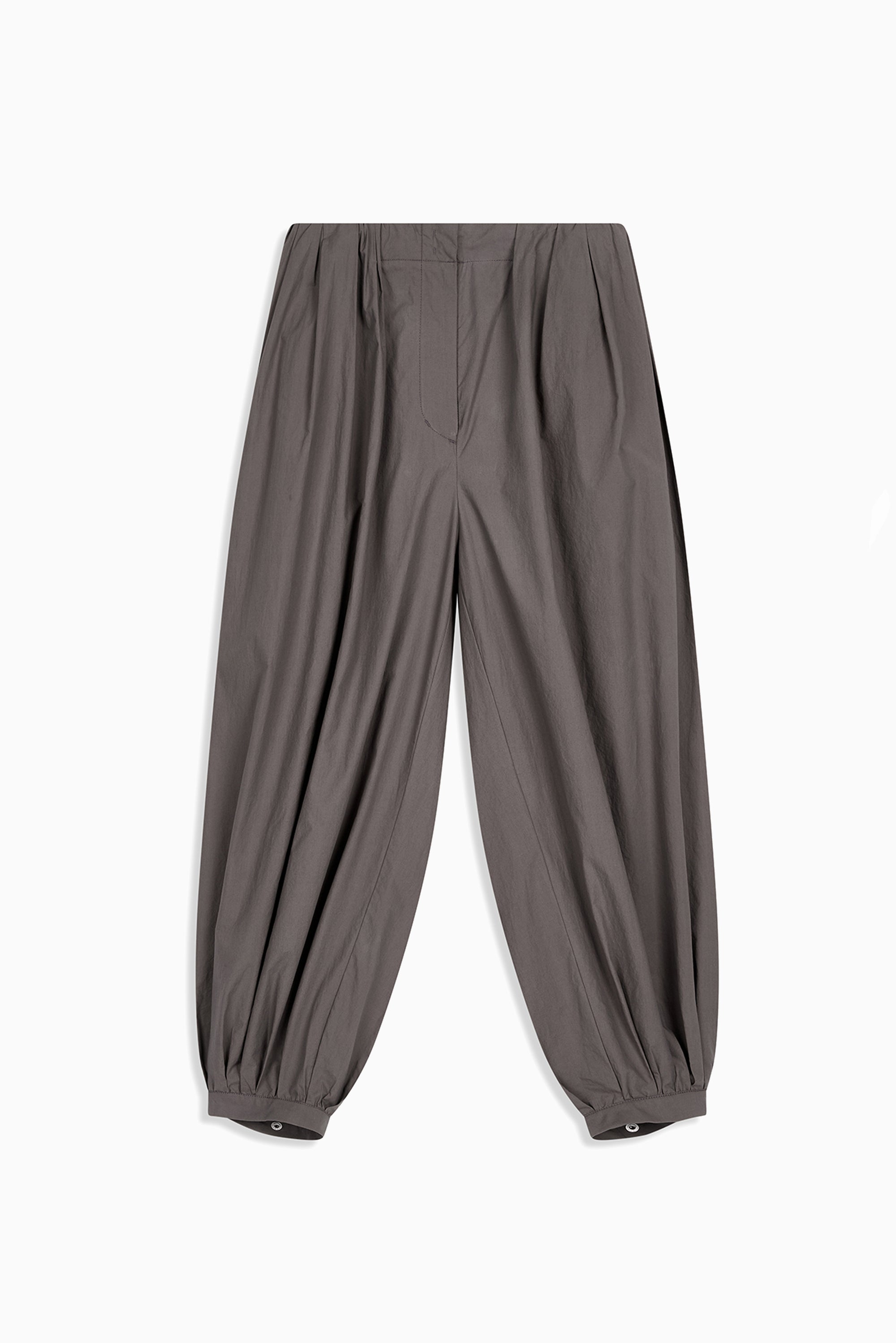 Over Gathered Pants - Grey
