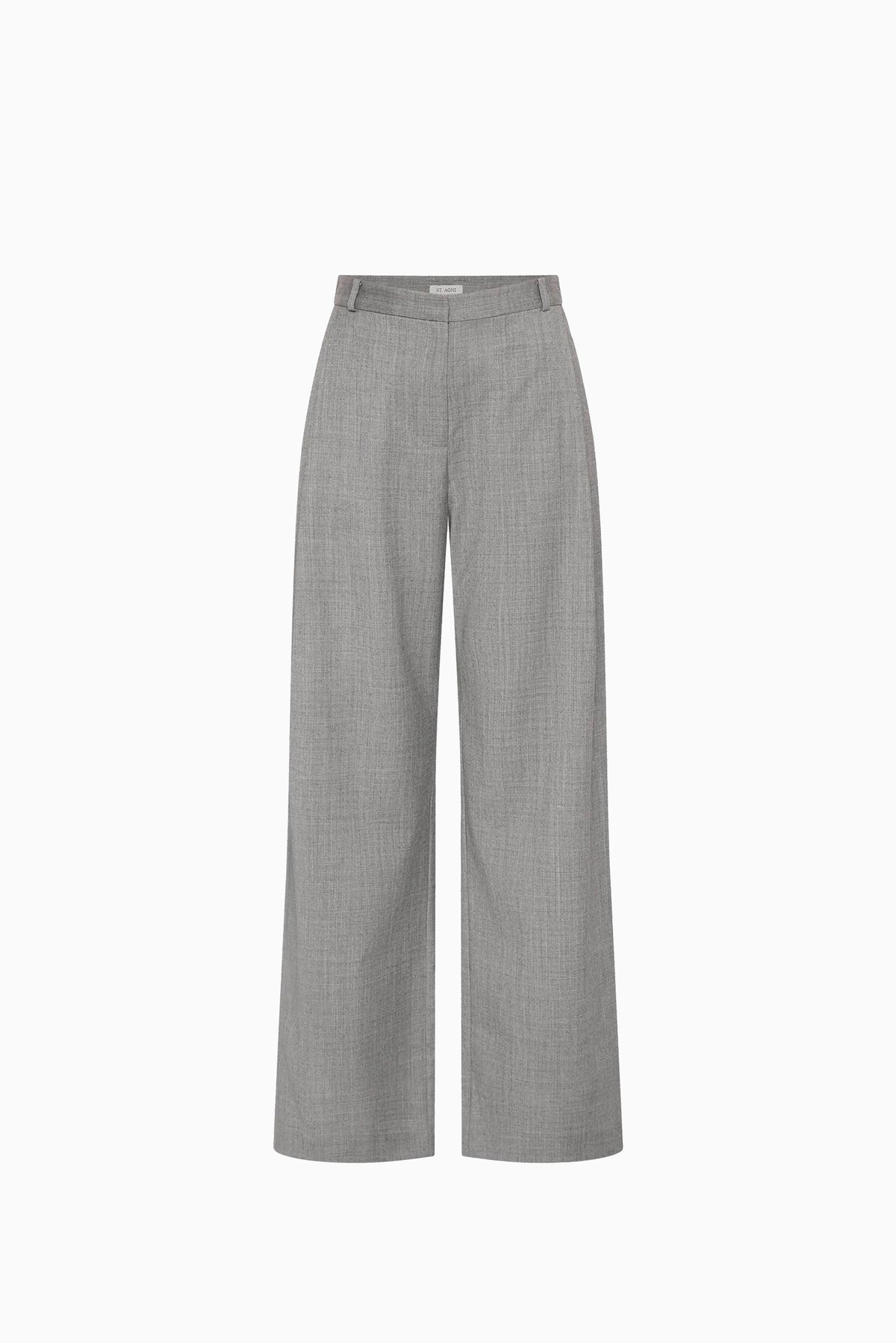 Pleat Slouch Pants - Cobblestone