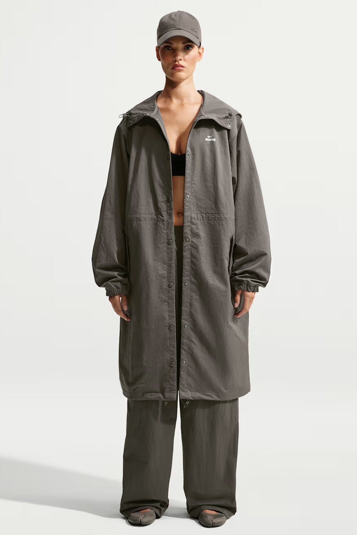 NikeSKIMS Crunchy Nylon HD Parka - Boulder
