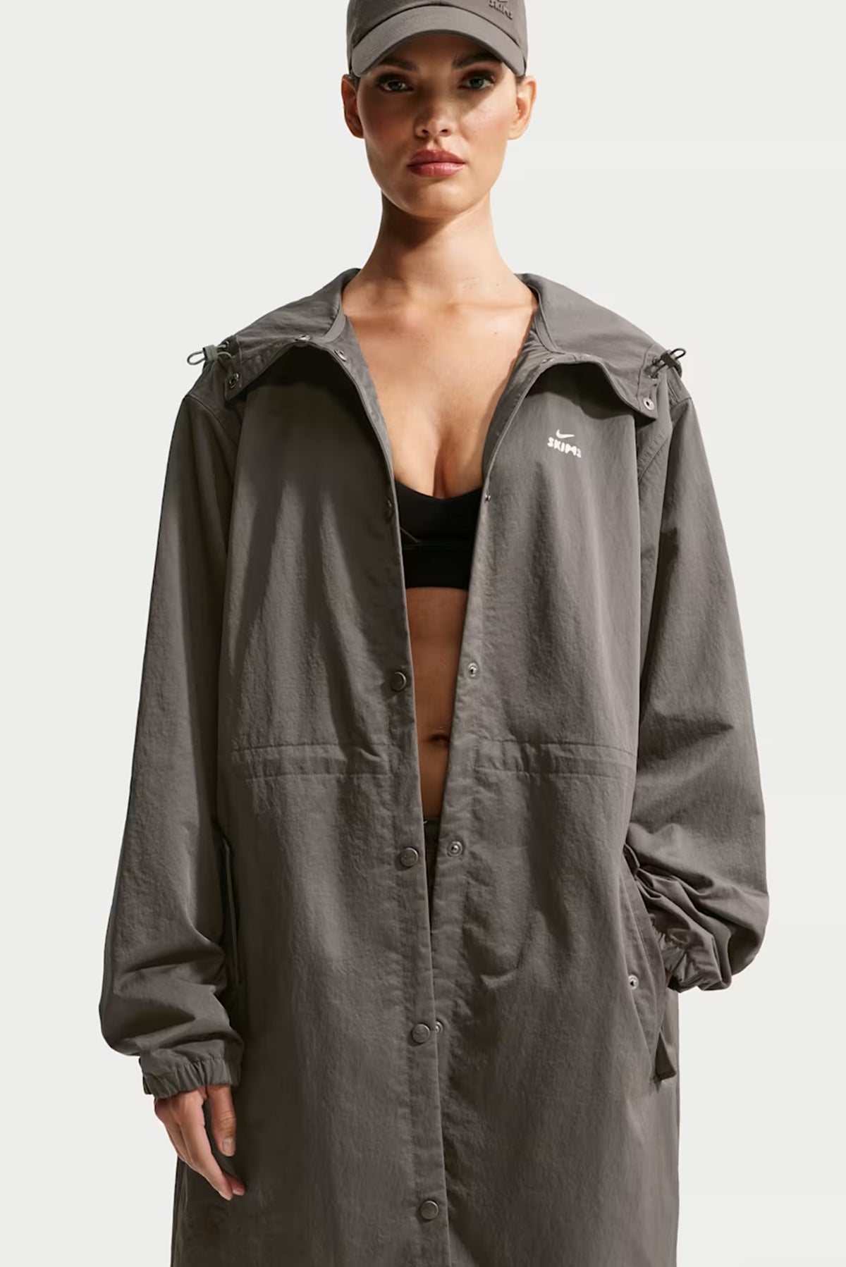 NikeSKIMS Crunchy Nylon HD Parka - Boulder