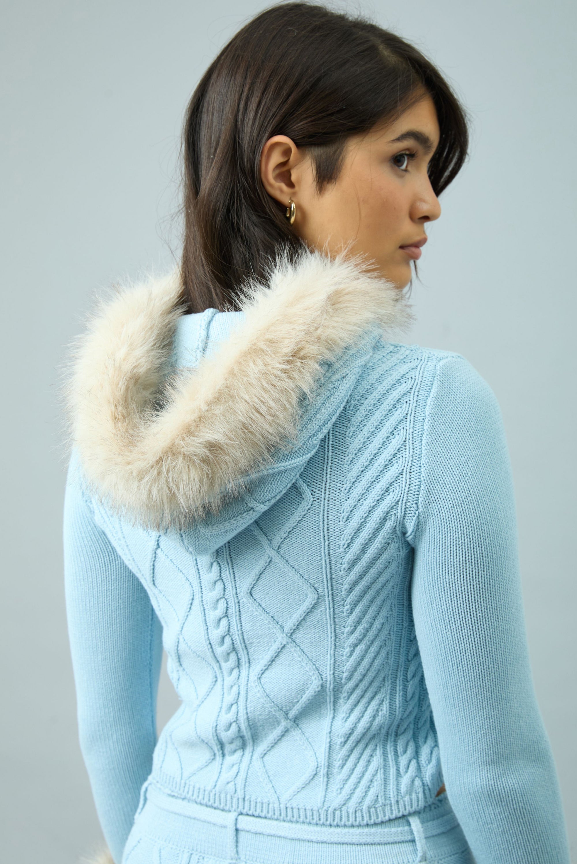 Classic Peggy Cardigan - Pale Blue
