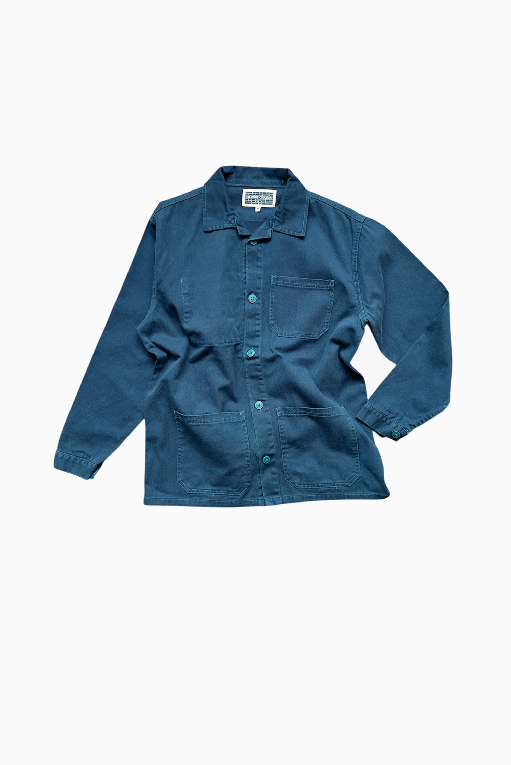 EN MODE COULEUR Chore Jacket - Petrol