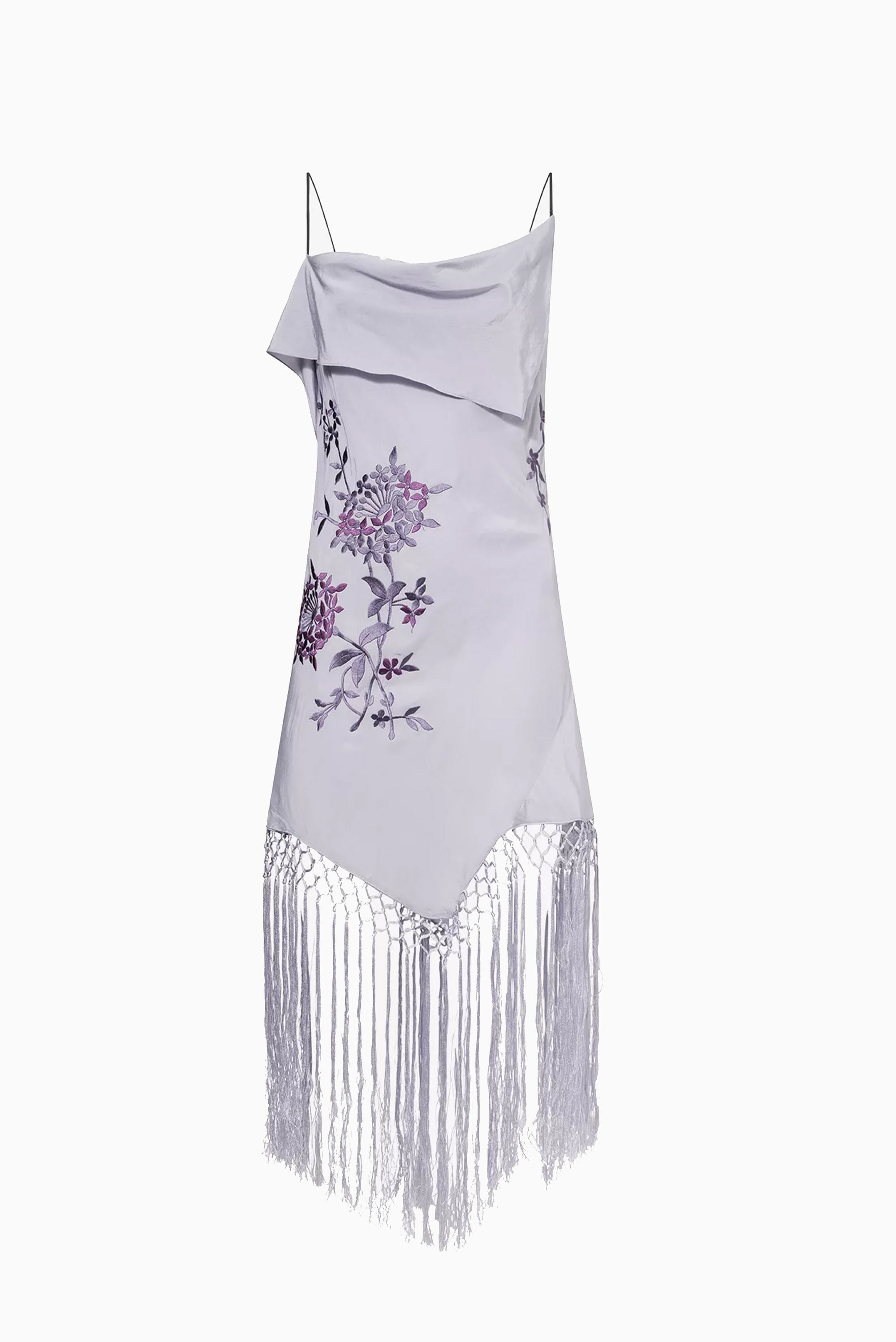Demi-Coture Piano Shawl Mini Dress - Purple