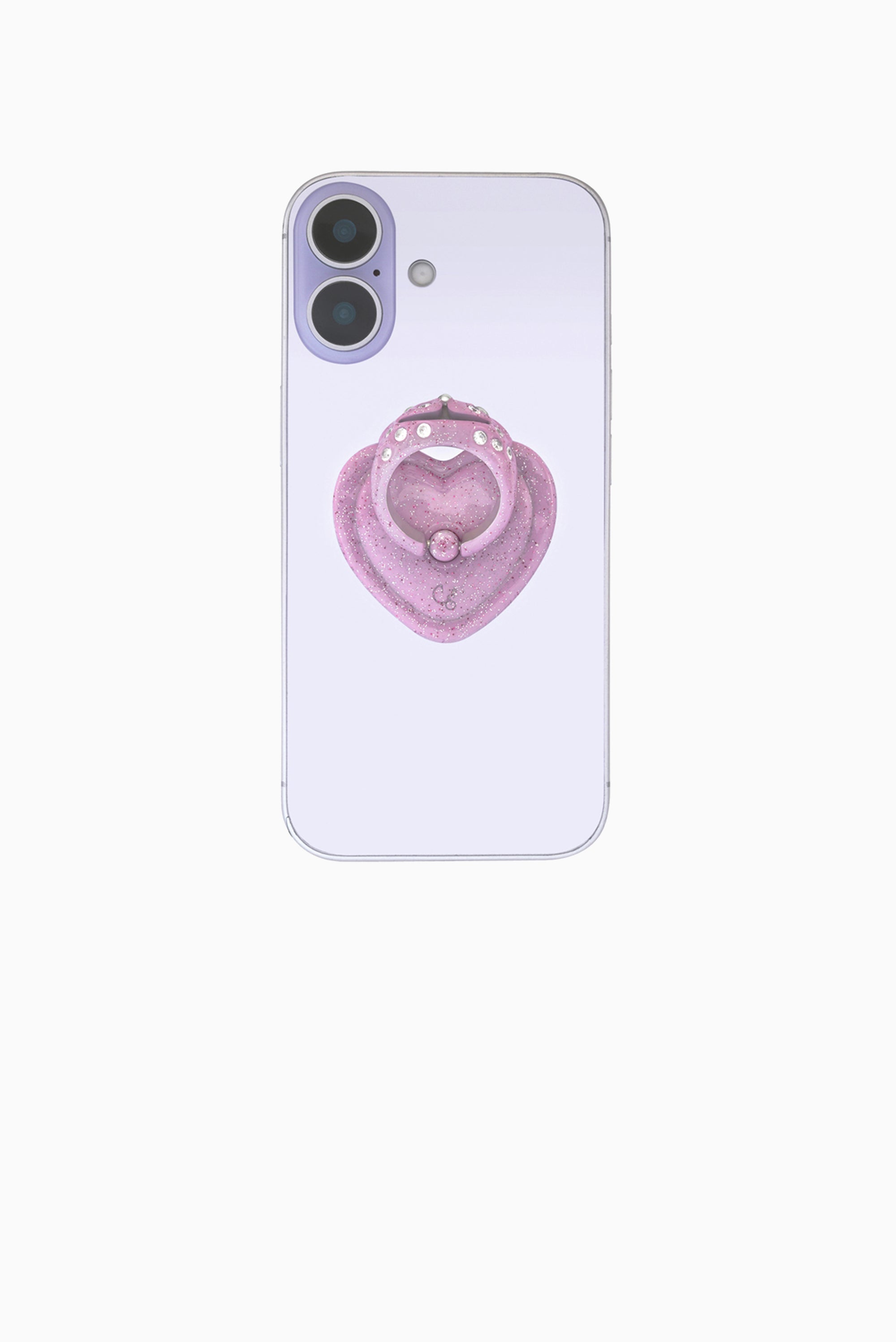 Collina Strada x Stand Oil Princess Bear Grip Ring - Glitter Pink