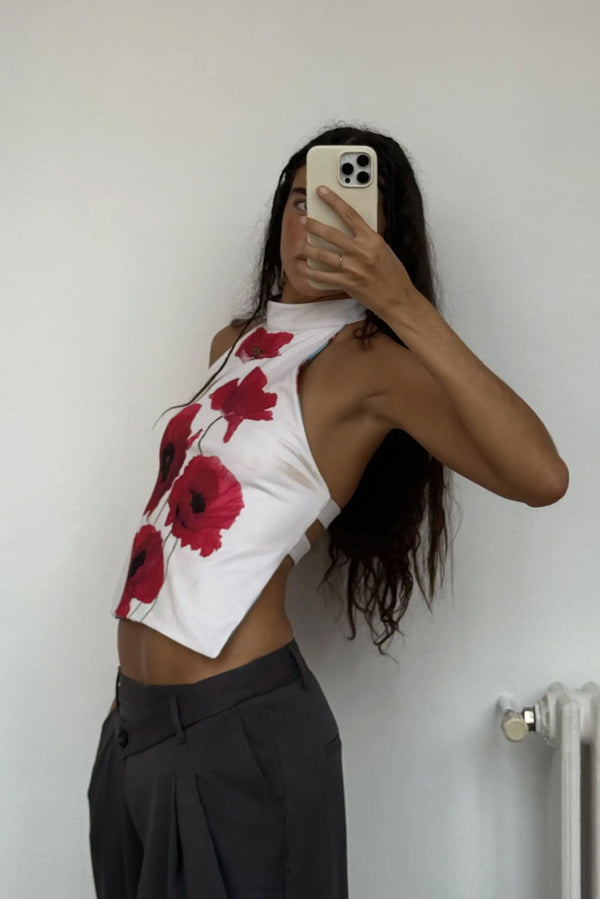 Poppy Reversible Top - Multi